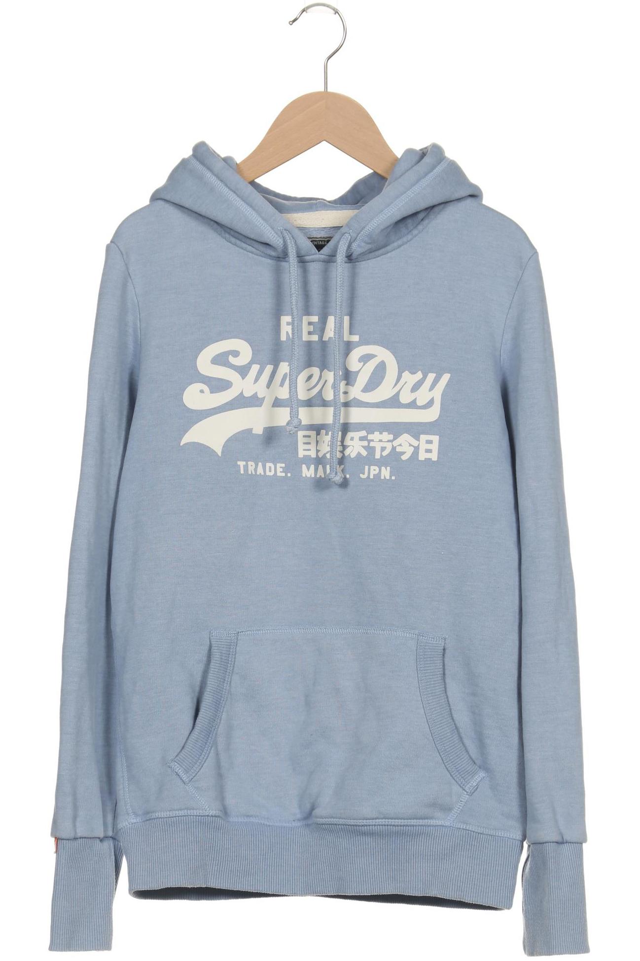 

Superdry Damen Kapuzenpullover, hellblau, Gr. 36