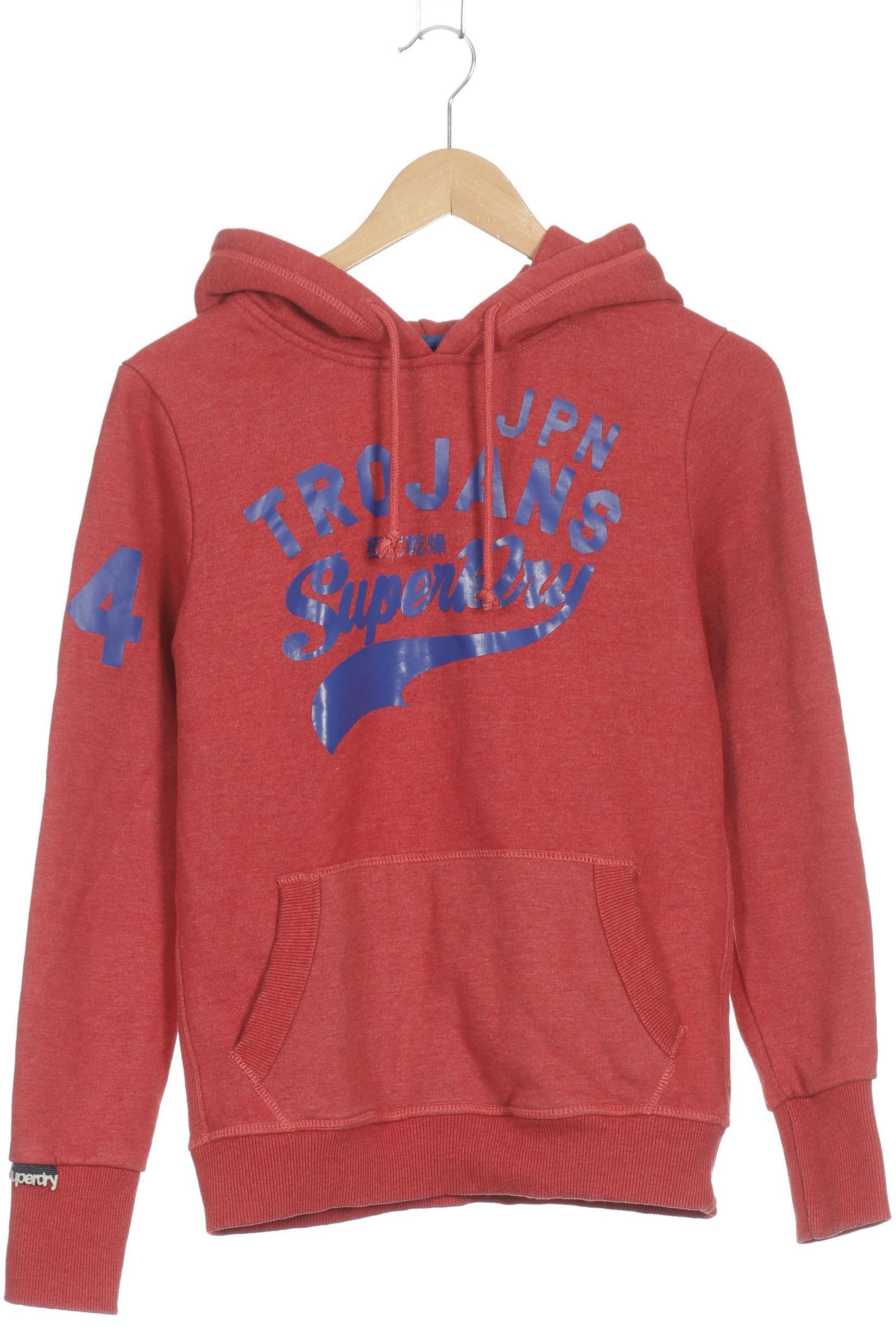 

Superdry Damen Kapuzenpullover, rot, Gr. 38