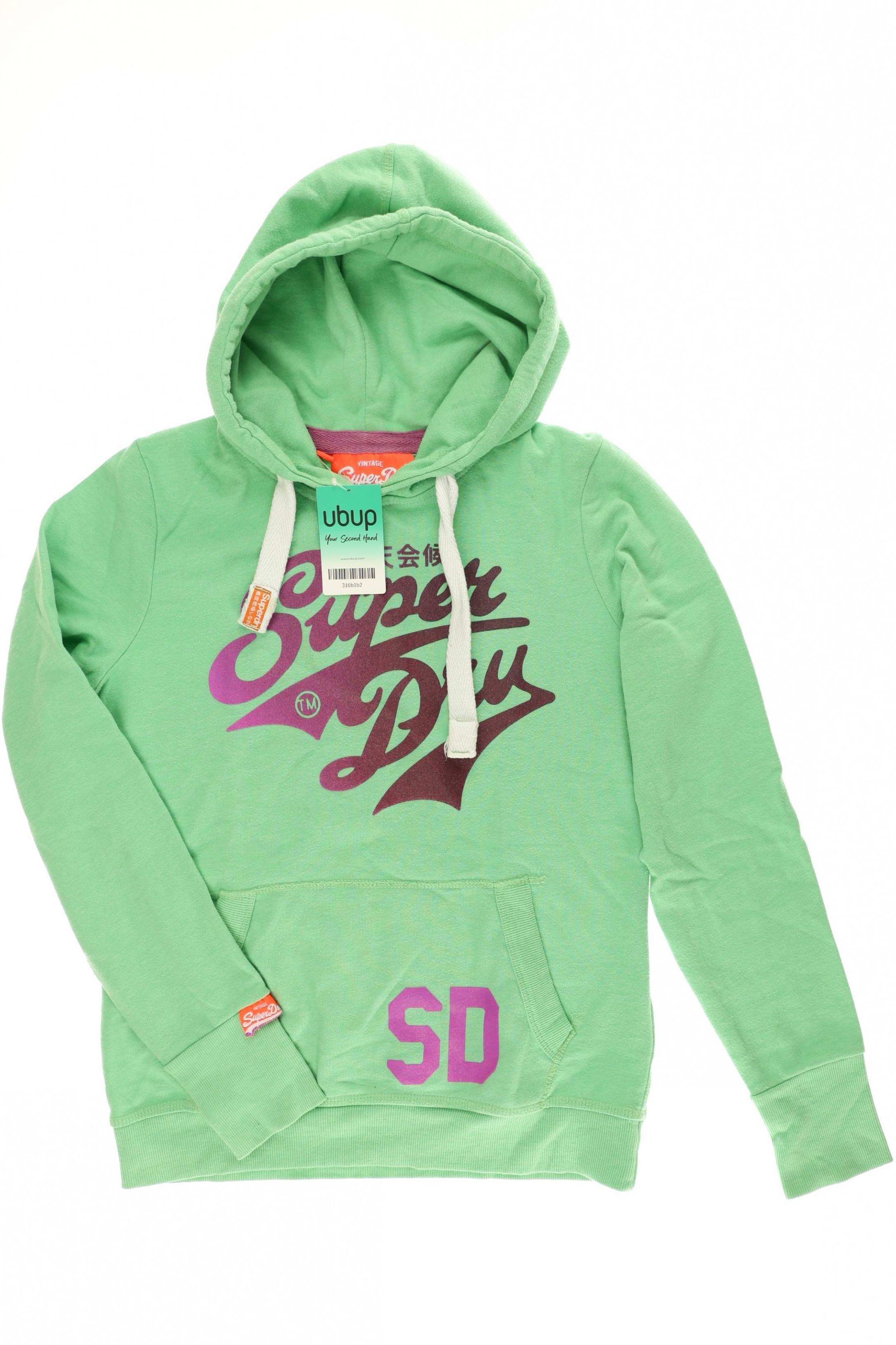 

Superdry Damen Kapuzenpullover, grün, Gr.