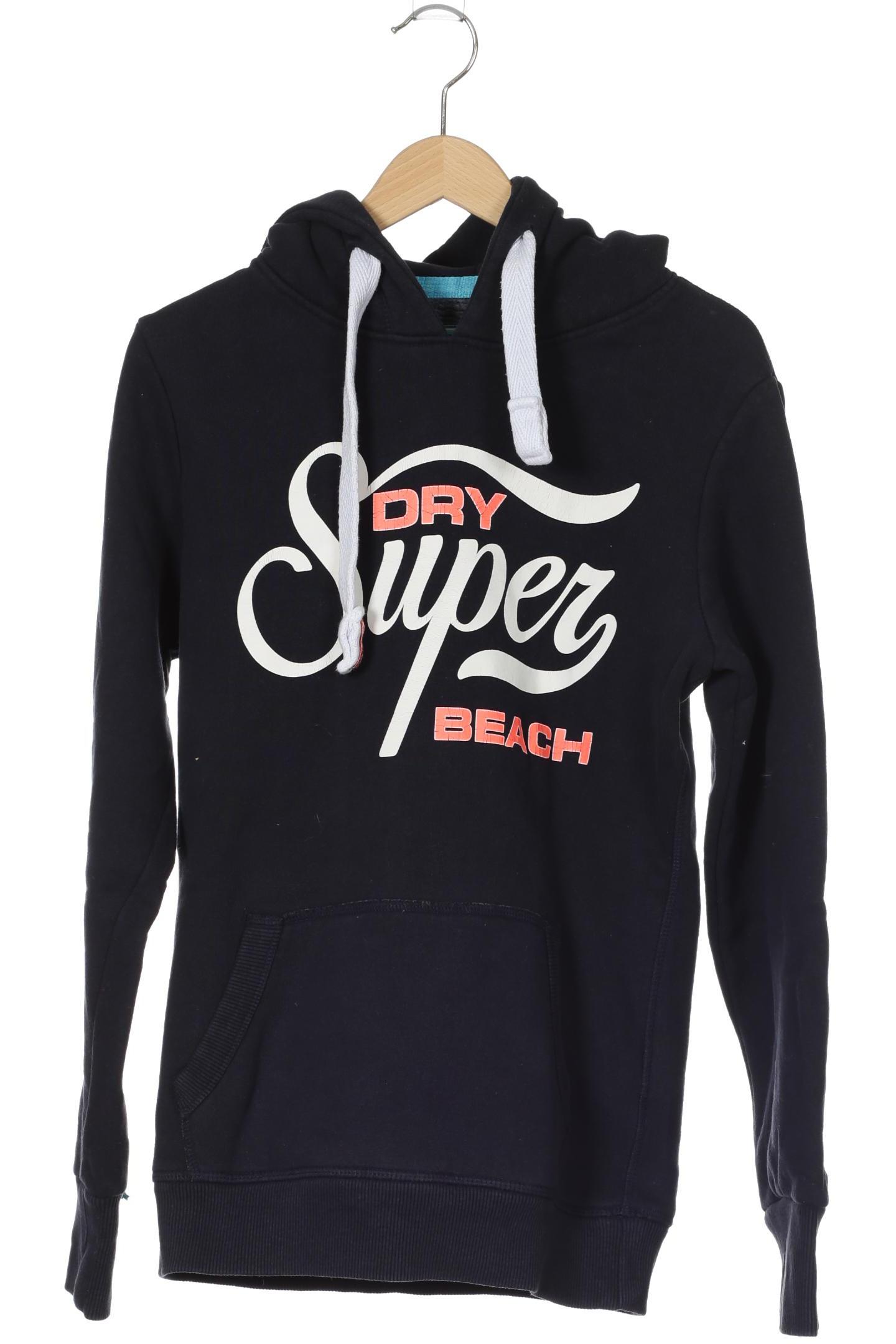 

Superdry Damen Kapuzenpullover, blau, Gr. 34