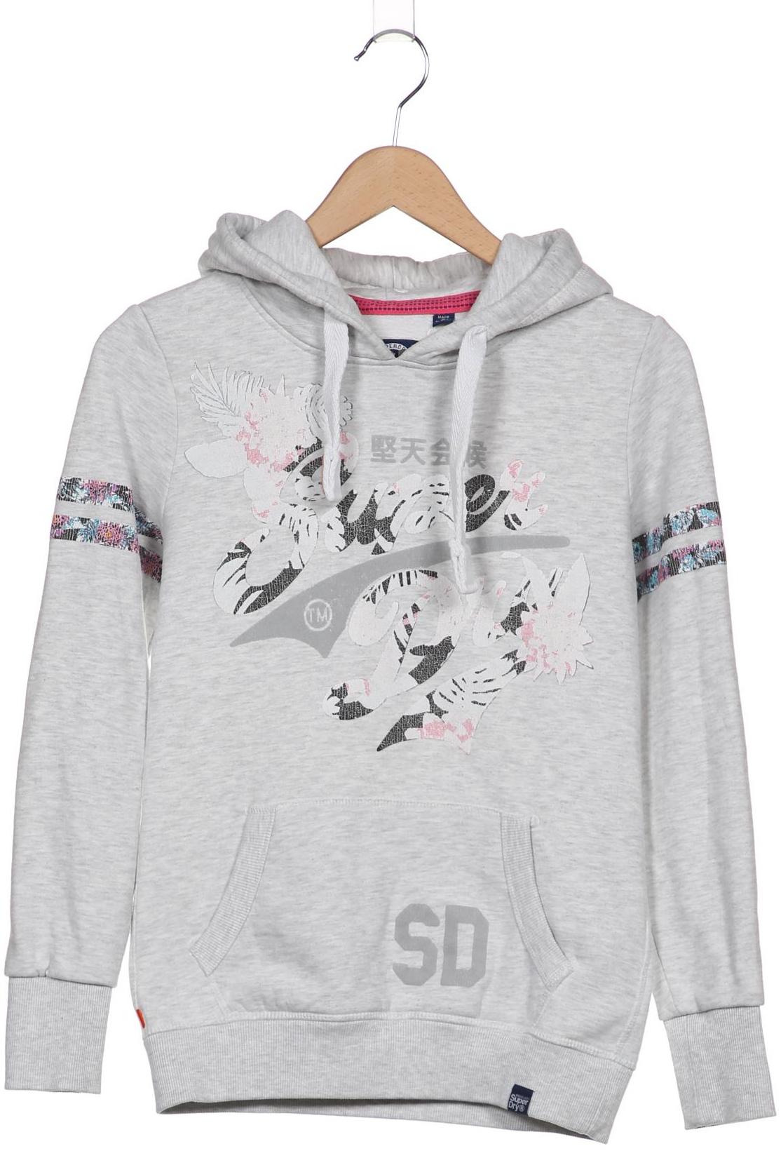 

Superdry Damen Kapuzenpullover, grau, Gr. 36