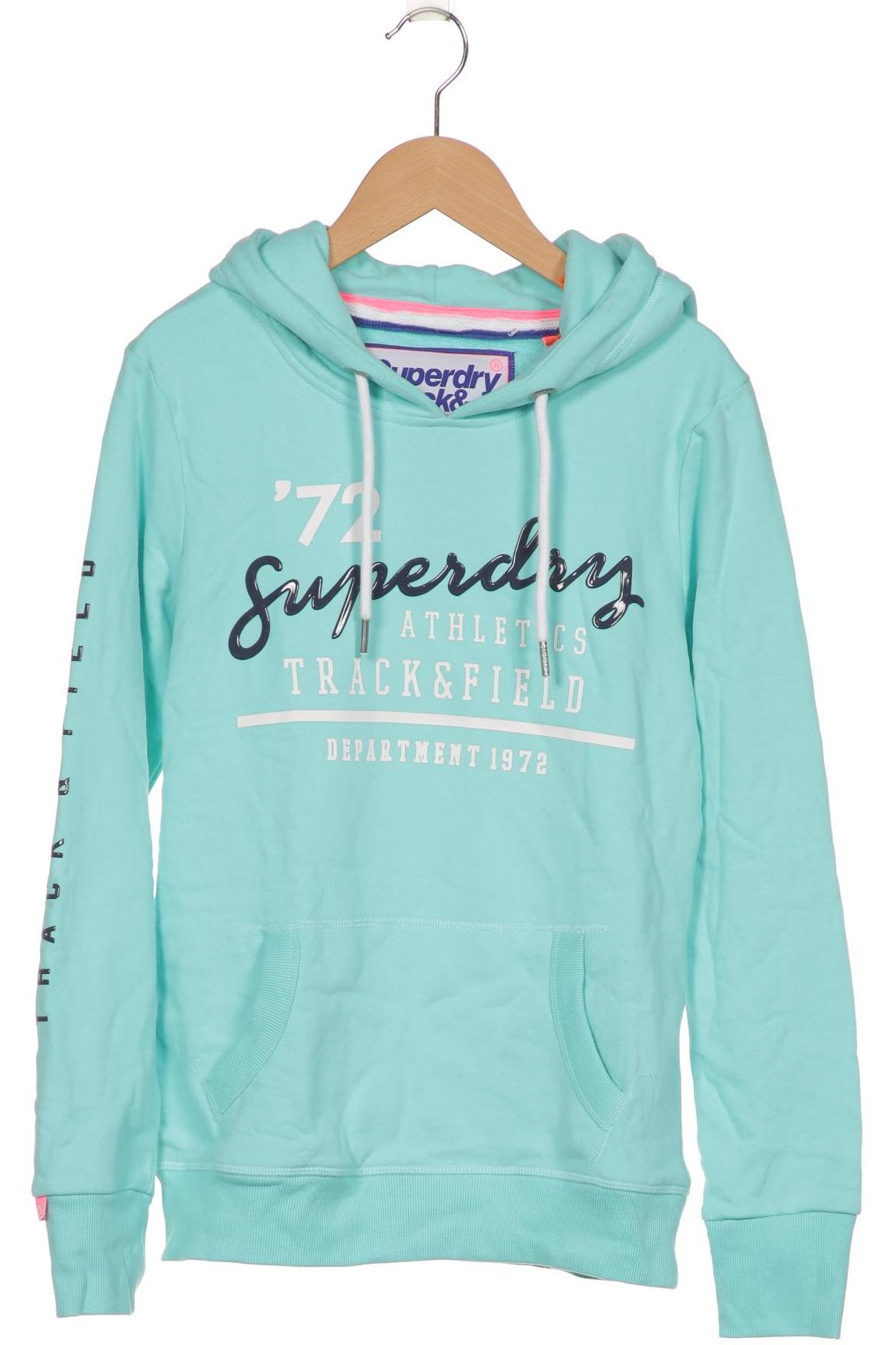 

Superdry Damen Kapuzenpullover, türkis, Gr. 36