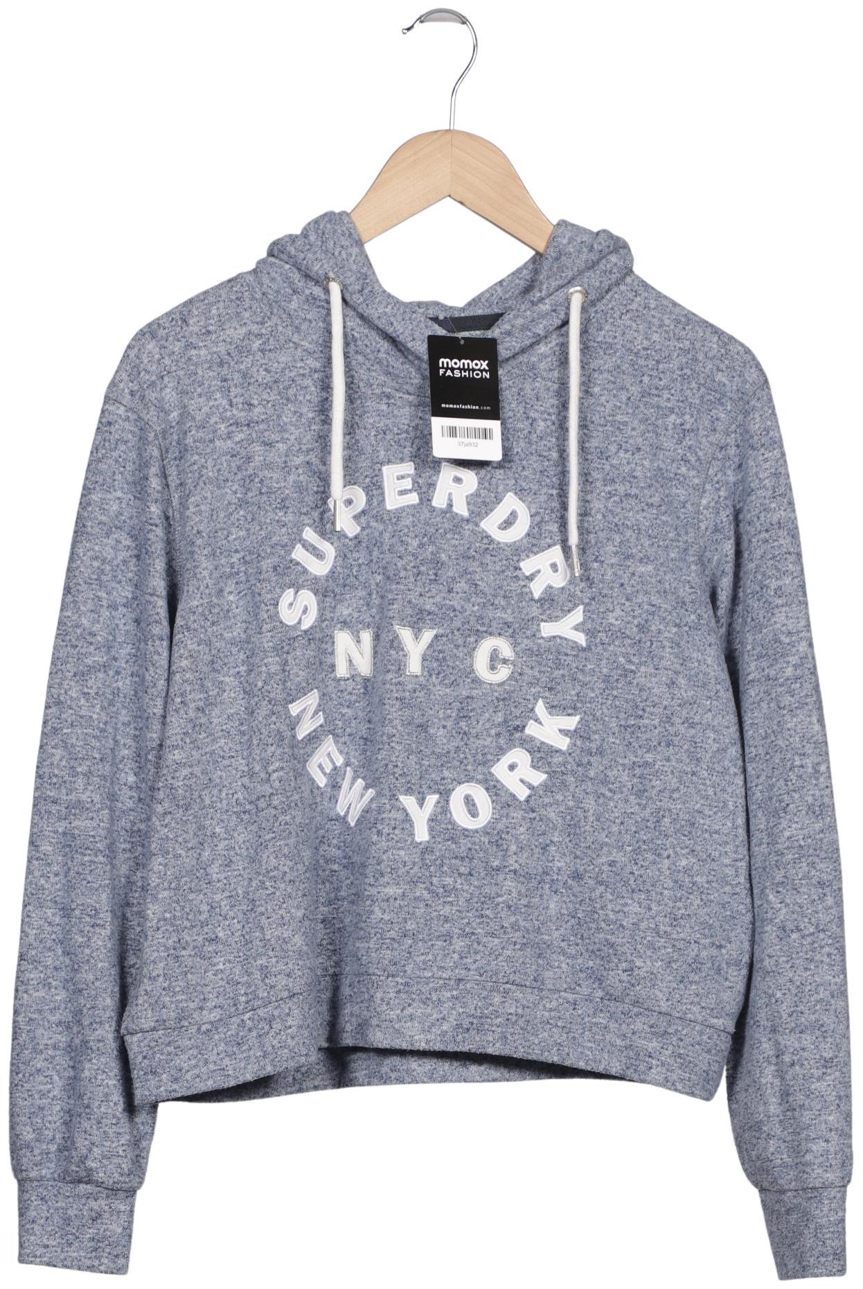 

Superdry Damen Kapuzenpullover, blau, Gr. 42