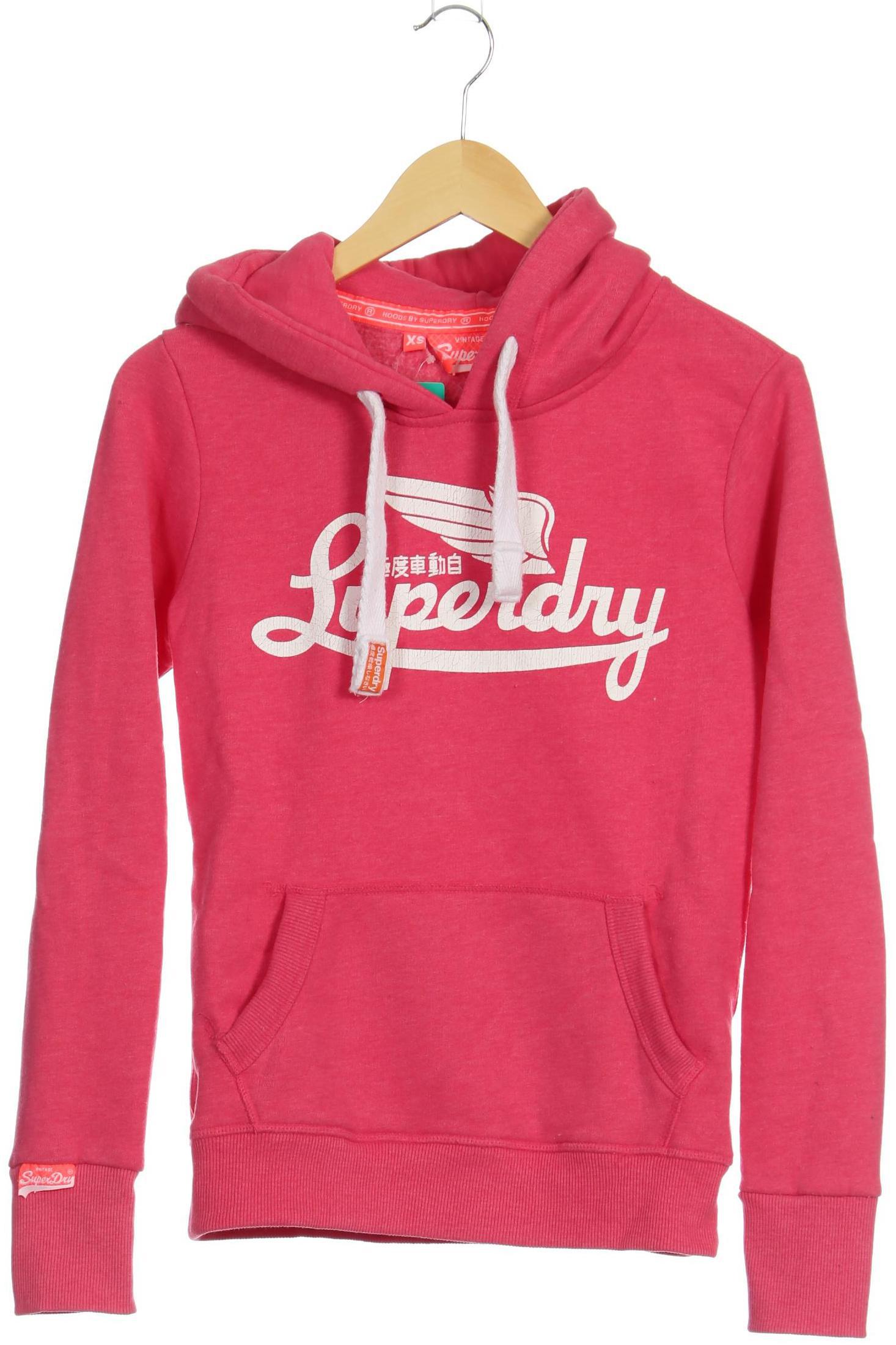 

Superdry Damen Kapuzenpullover, pink, Gr.
