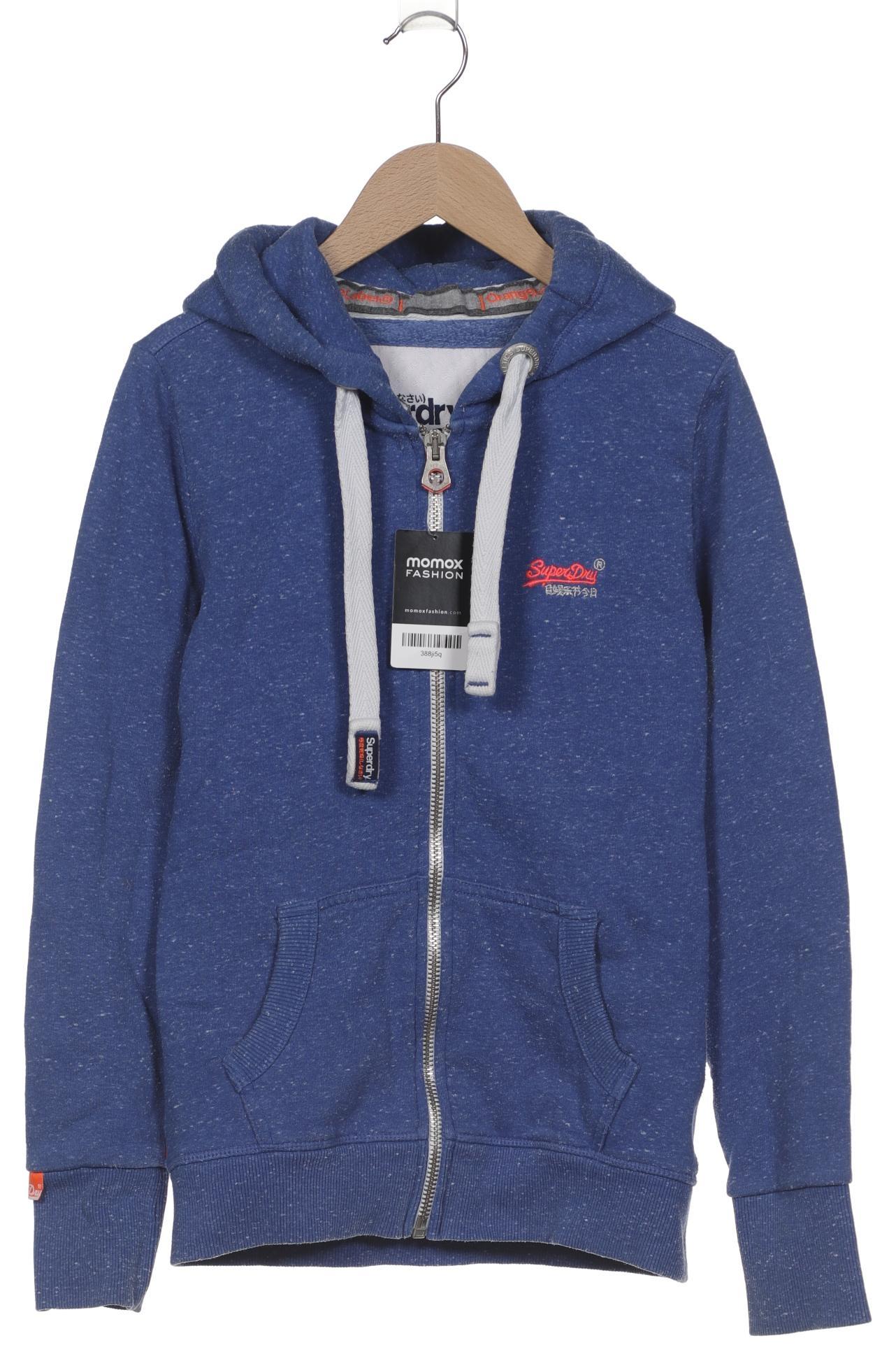 

Superdry Damen Kapuzenpullover, blau, Gr. 34