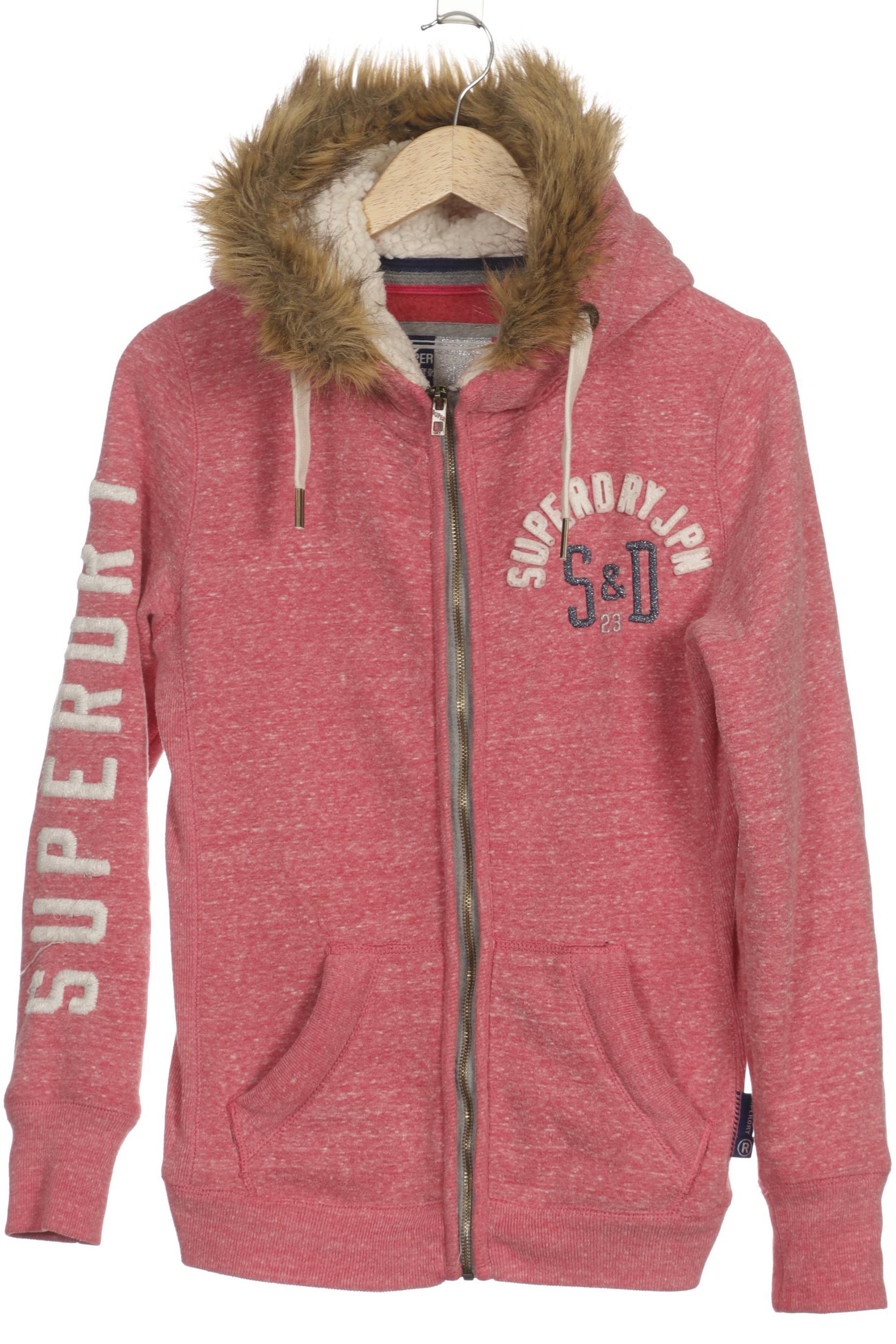 

Superdry Damen Kapuzenpullover, pink, Gr.