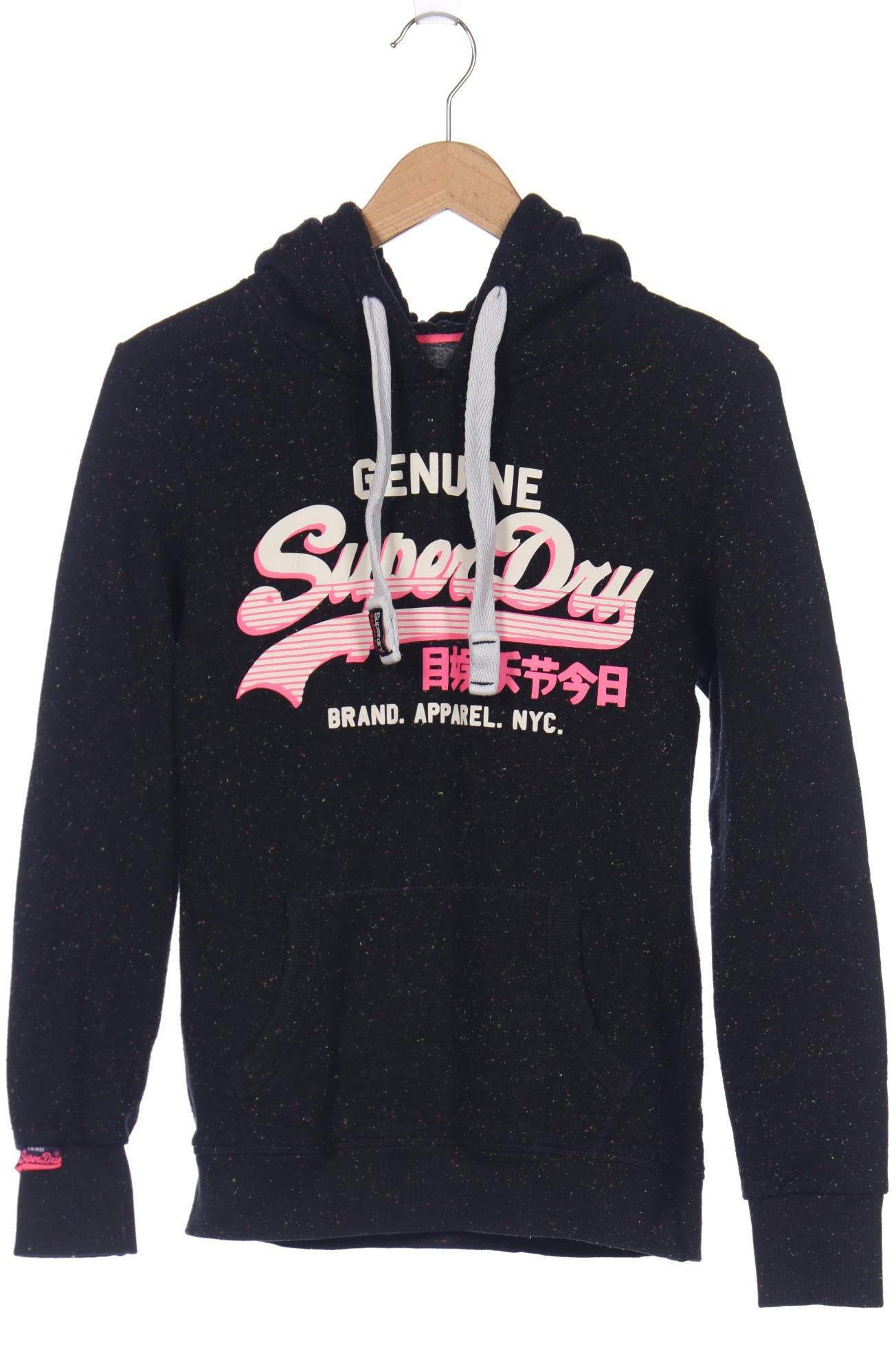 

Superdry Damen Kapuzenpullover, schwarz, Gr. 38