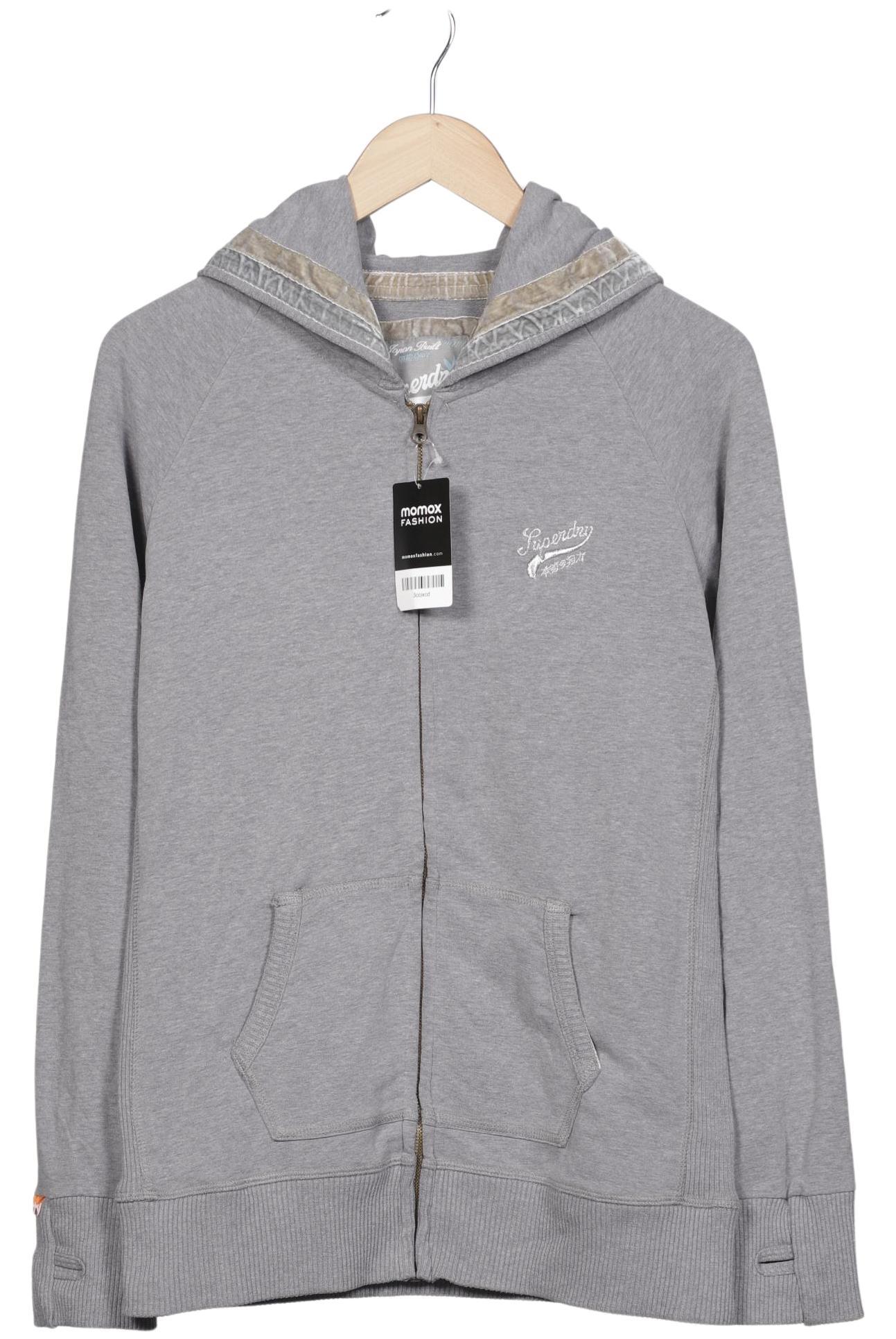

Superdry Damen Kapuzenpullover, grau, Gr. 42