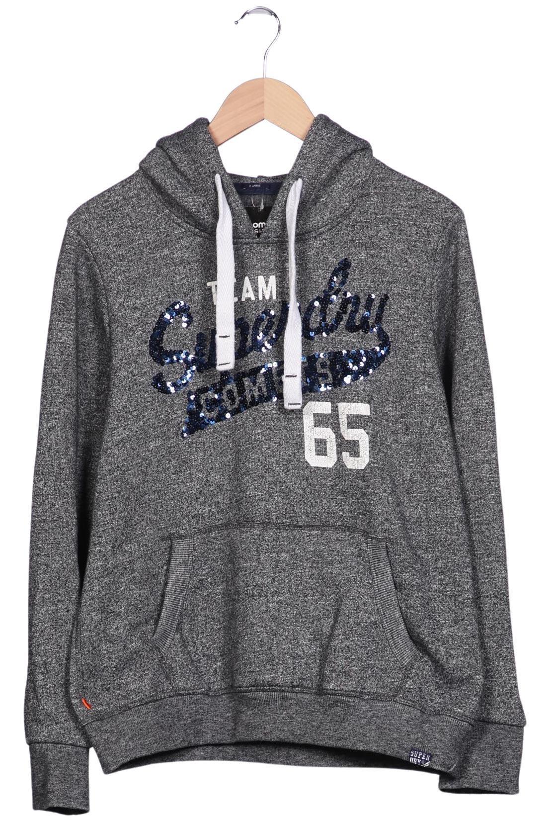 

Superdry Damen Kapuzenpullover, grau, Gr. 44