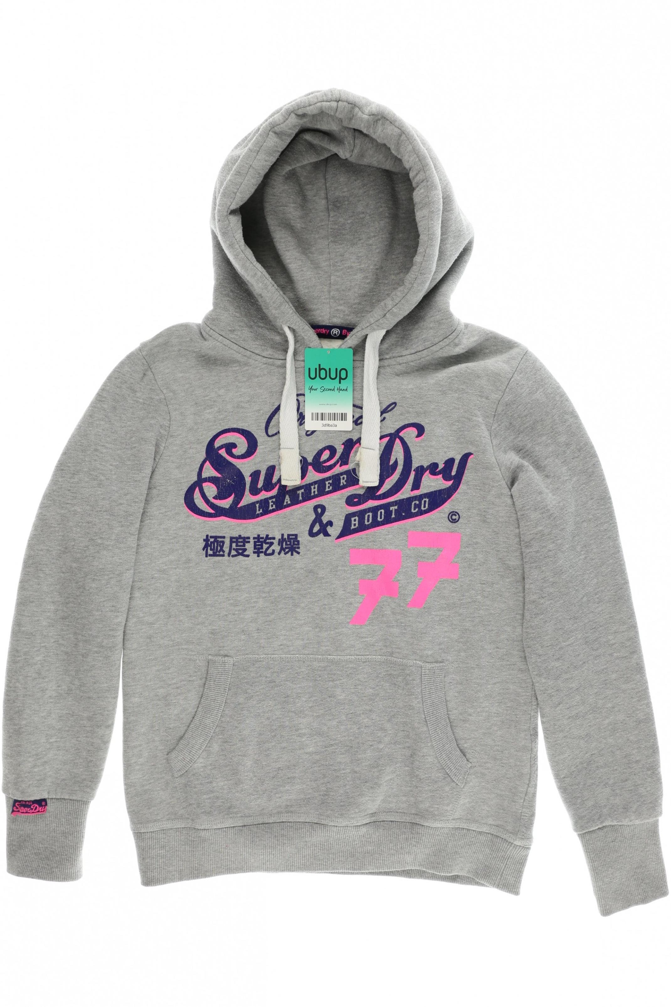 

Superdry Damen Kapuzenpullover, grau, Gr.