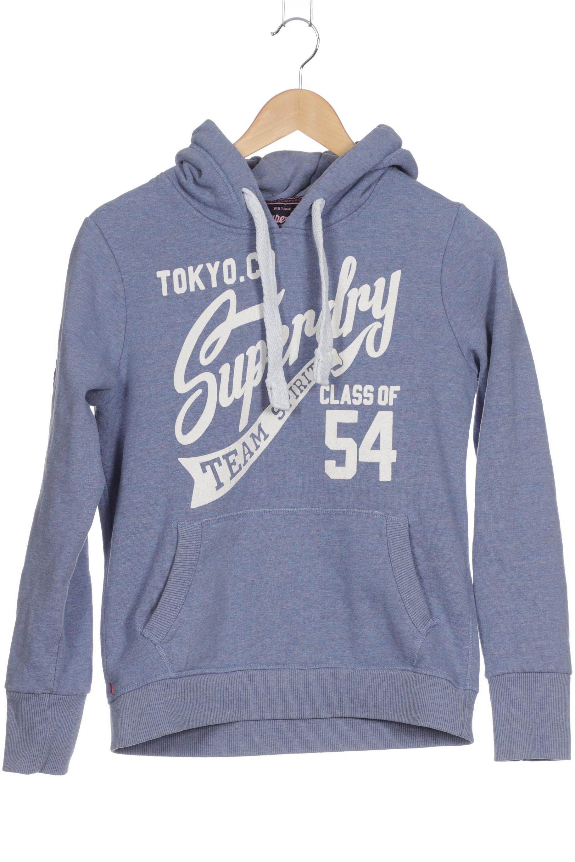 

Superdry Damen Kapuzenpullover, blau, Gr.
