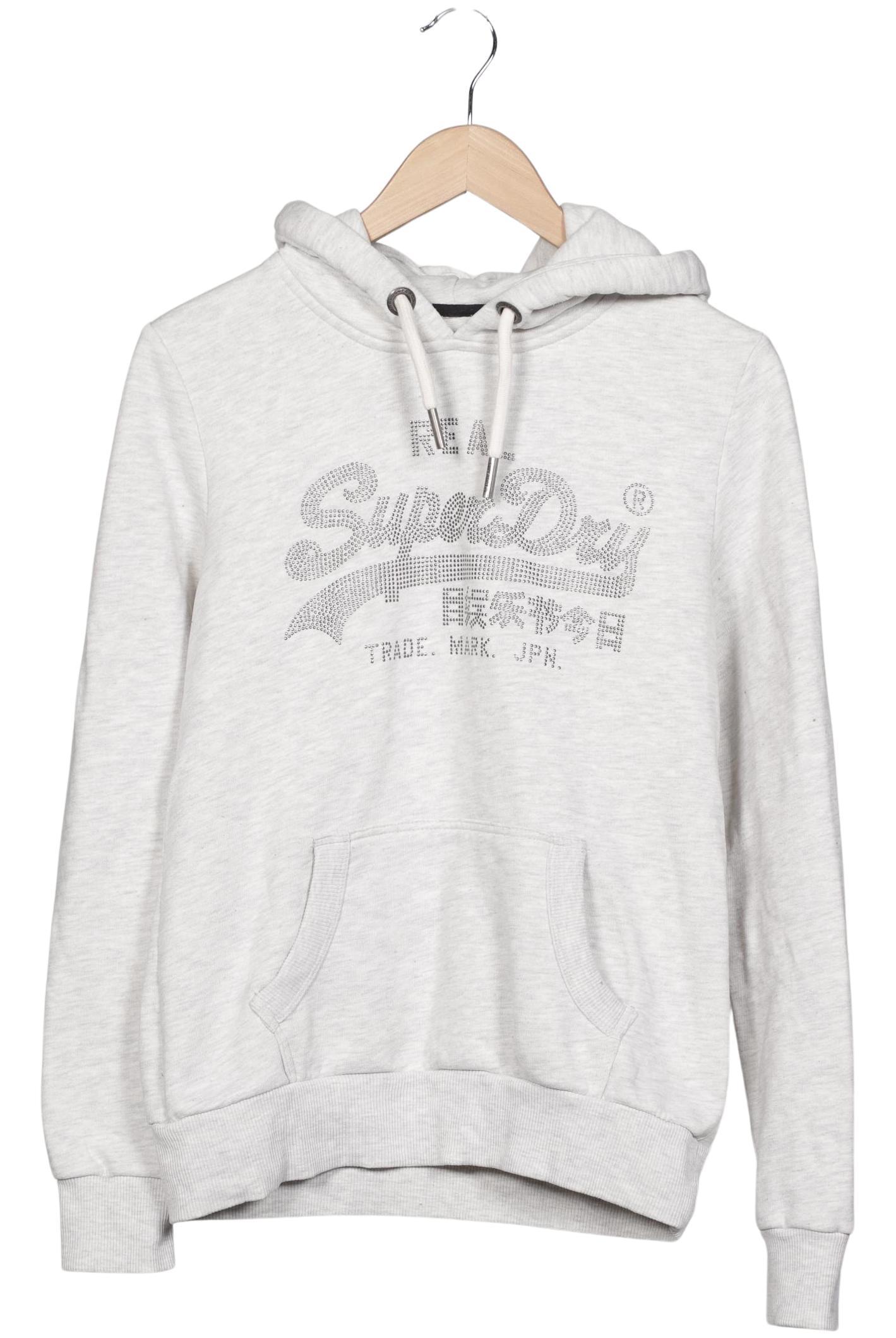 

Superdry Damen Kapuzenpullover, grau, Gr. 38