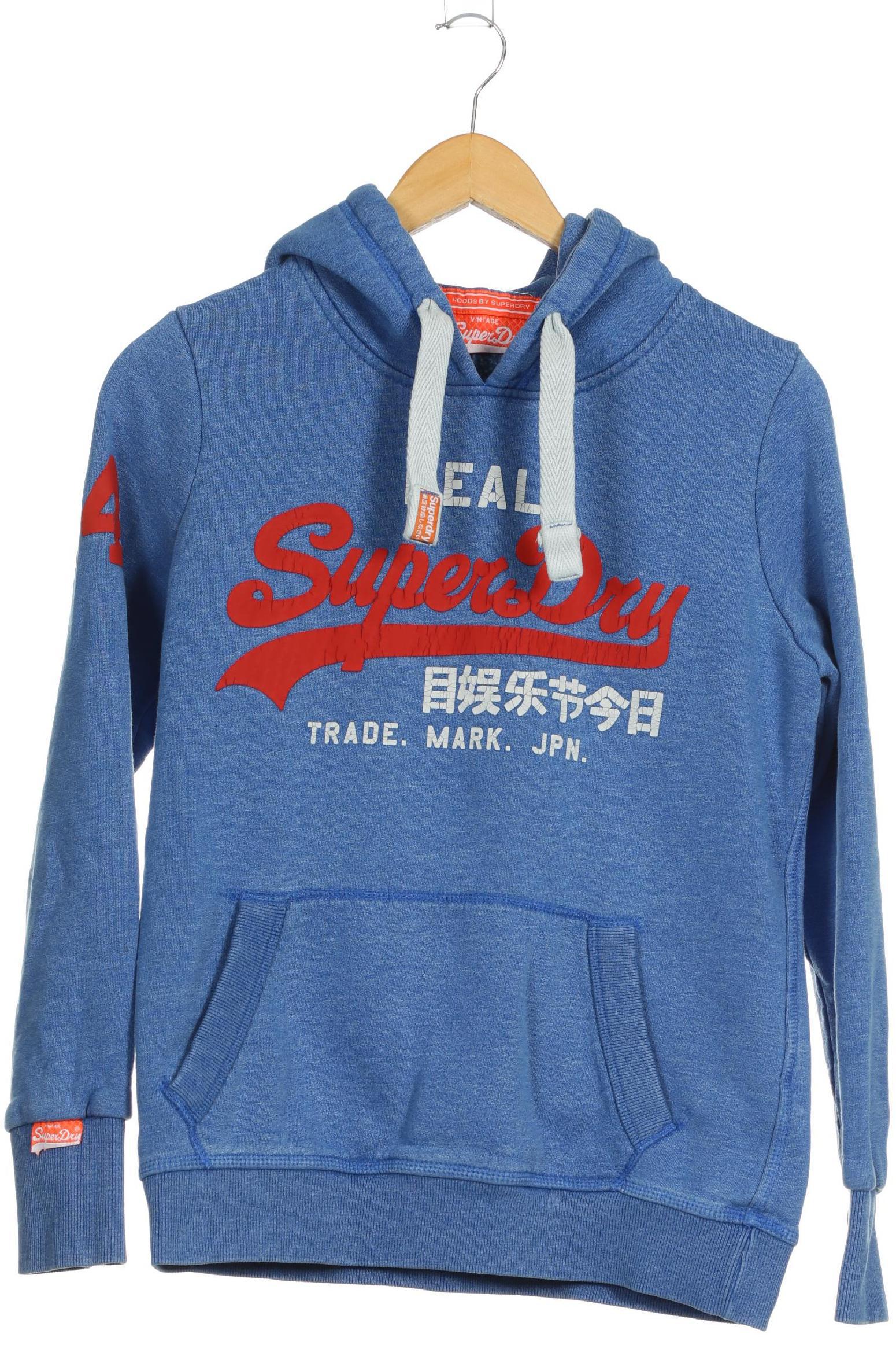 

Superdry Damen Kapuzenpullover, blau, Gr.