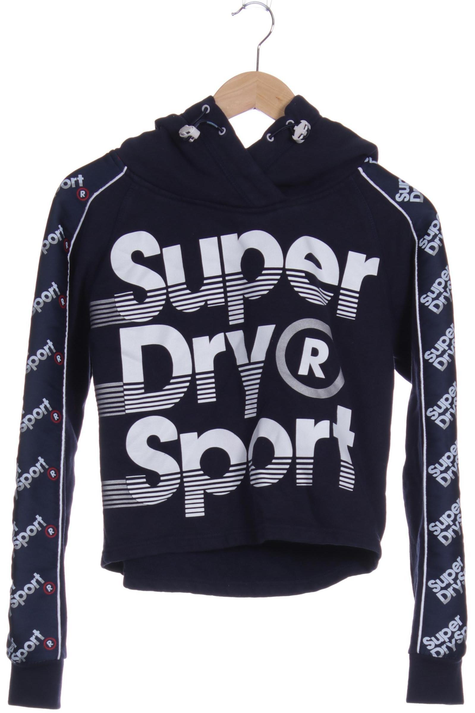 

Superdry Damen Kapuzenpullover, blau, Gr.