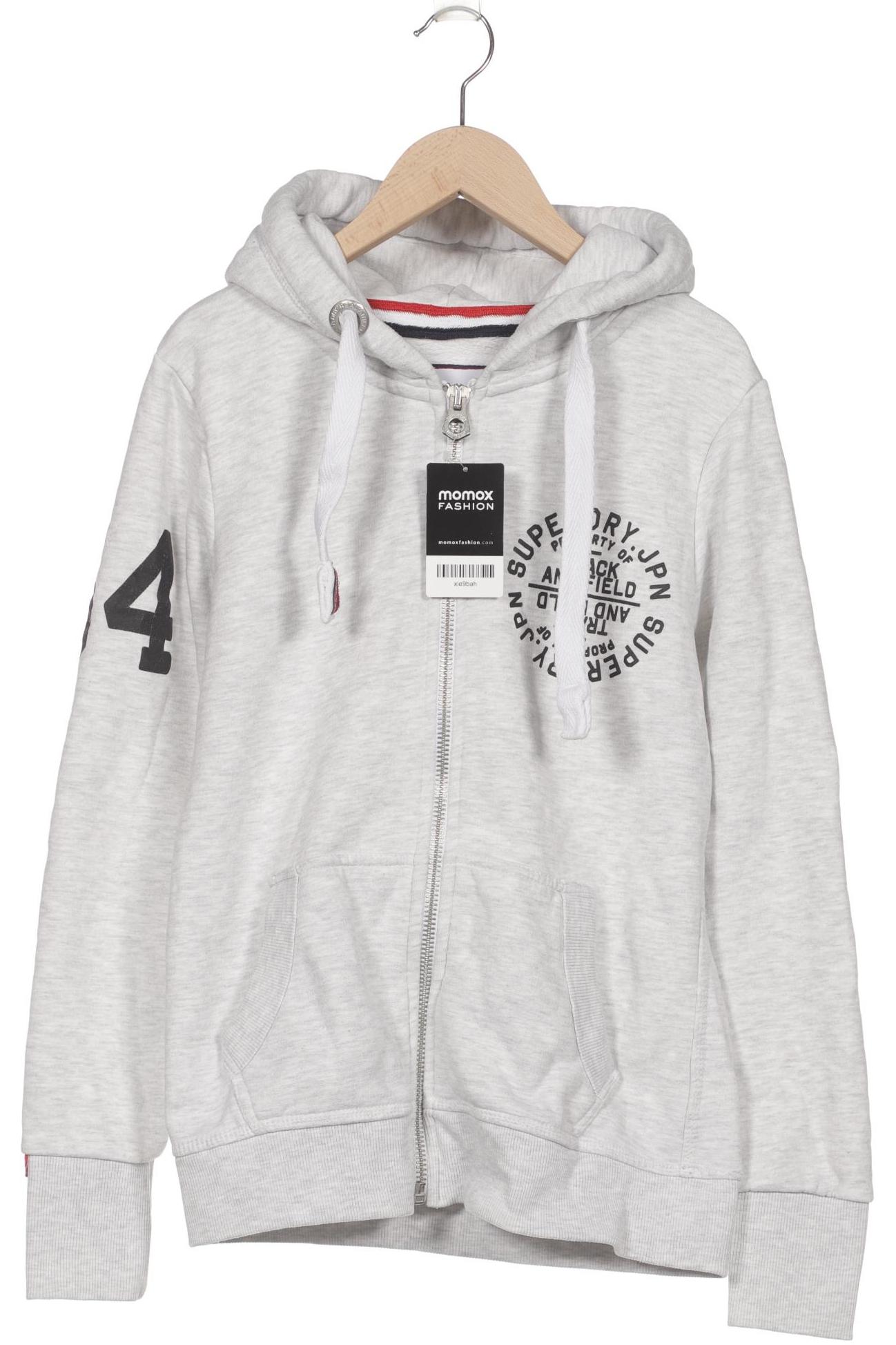 

Superdry Damen Kapuzenpullover, grau, Gr. 38