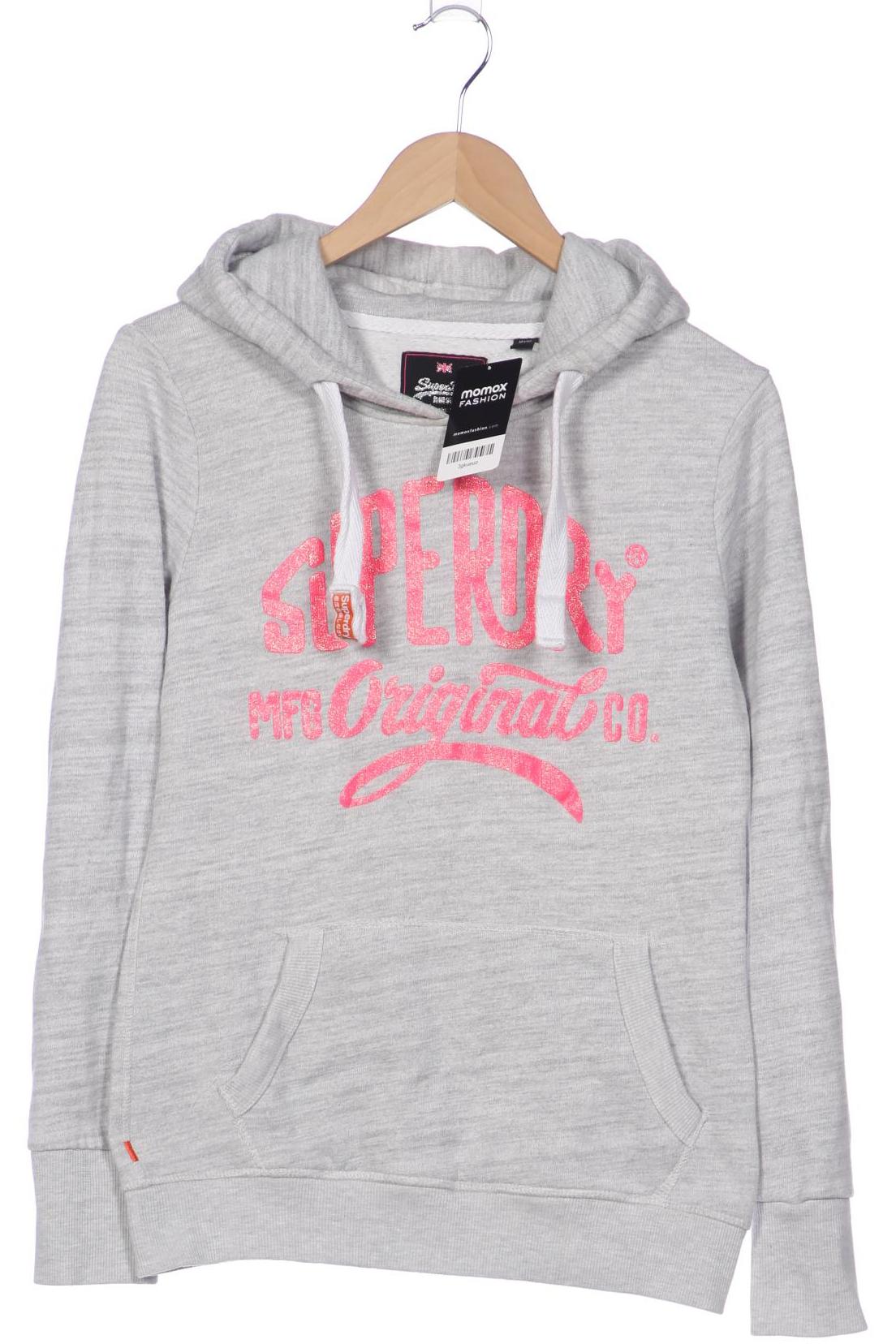 

Superdry Damen Kapuzenpullover, grau, Gr. 36