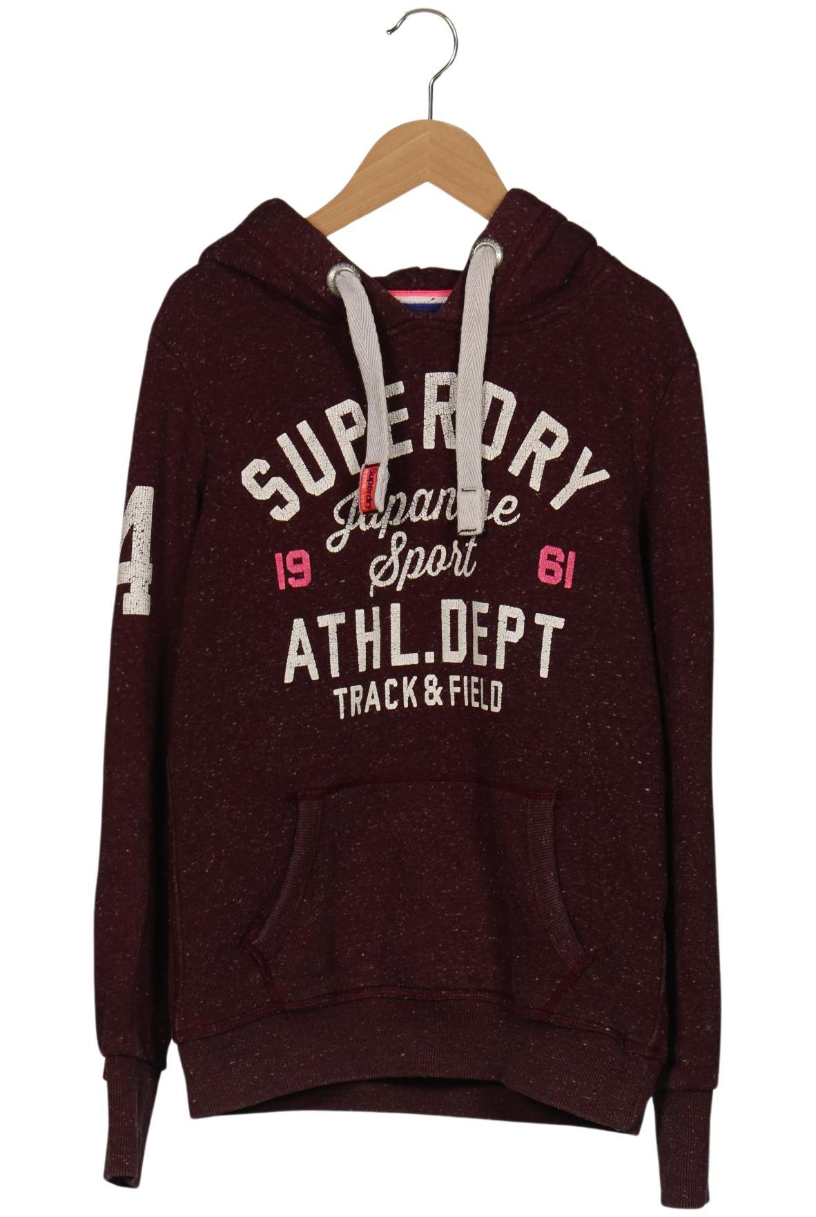 

Superdry Damen Kapuzenpullover, bordeaux, Gr. 36