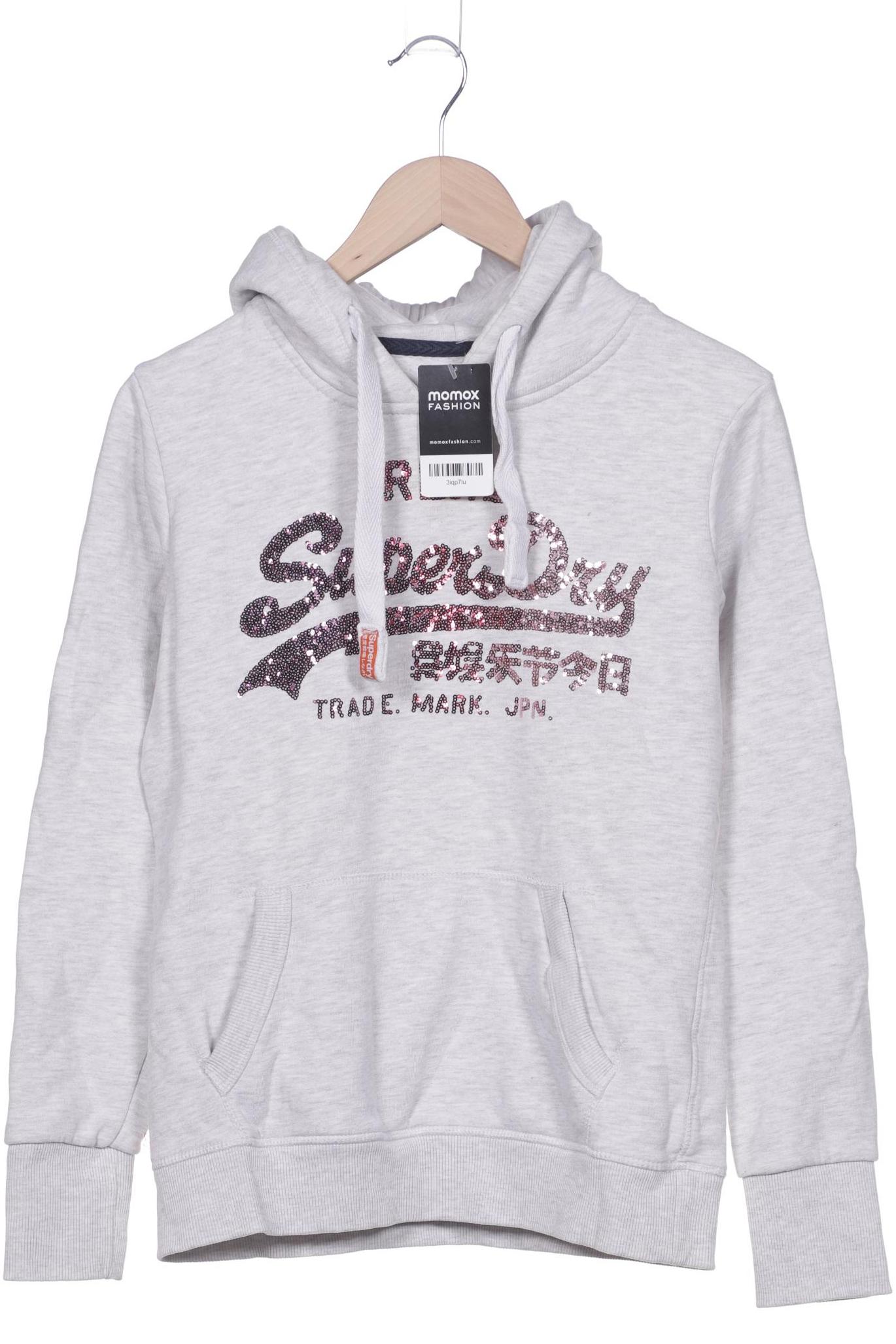 

Superdry Damen Kapuzenpullover, grau, Gr. 38
