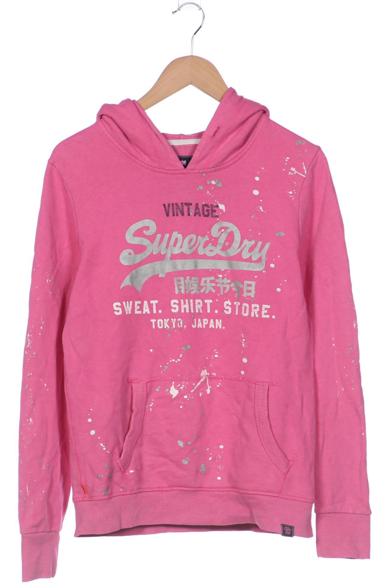 

Superdry Damen Kapuzenpullover, pink, Gr. 40