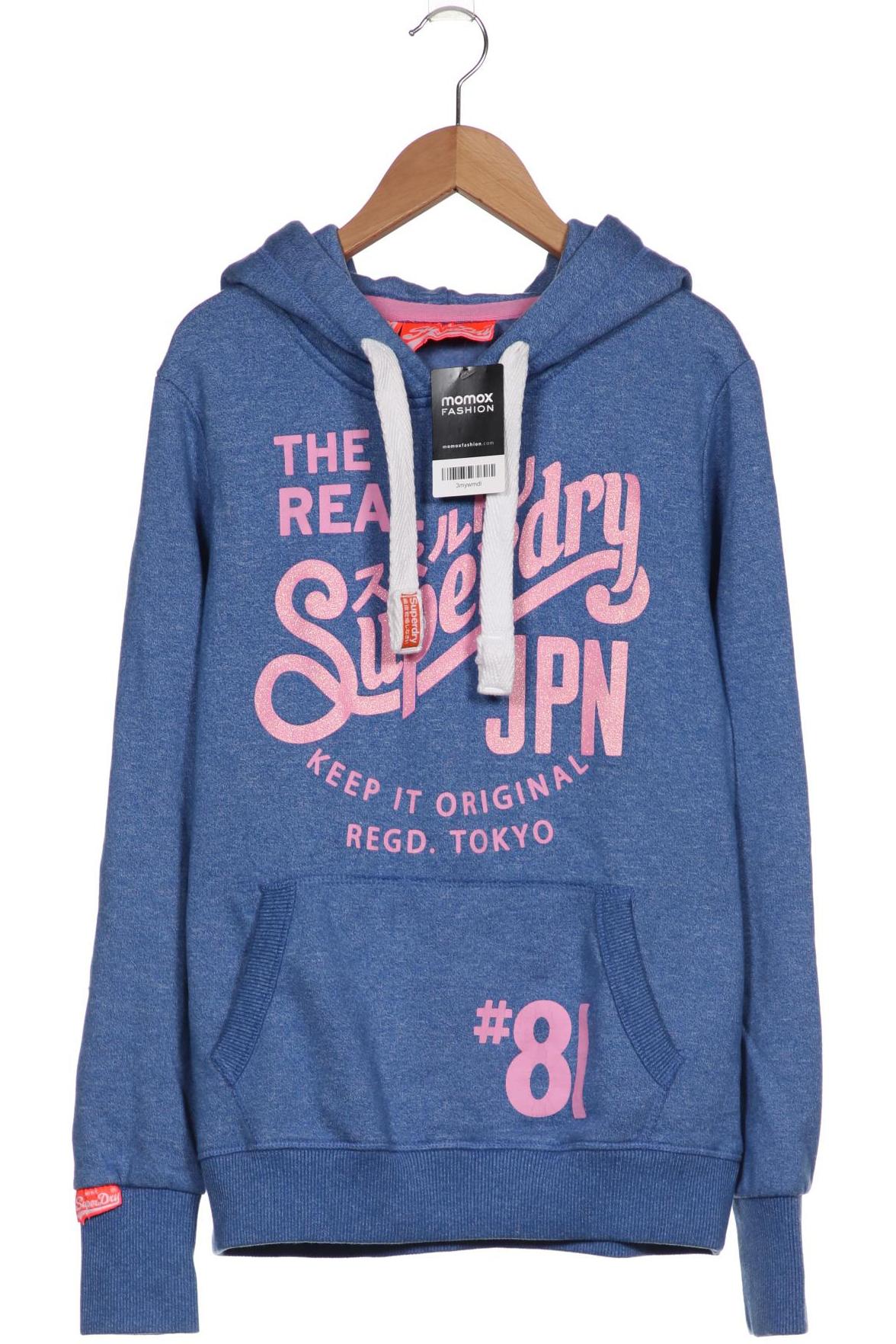 

Superdry Damen Kapuzenpullover, blau