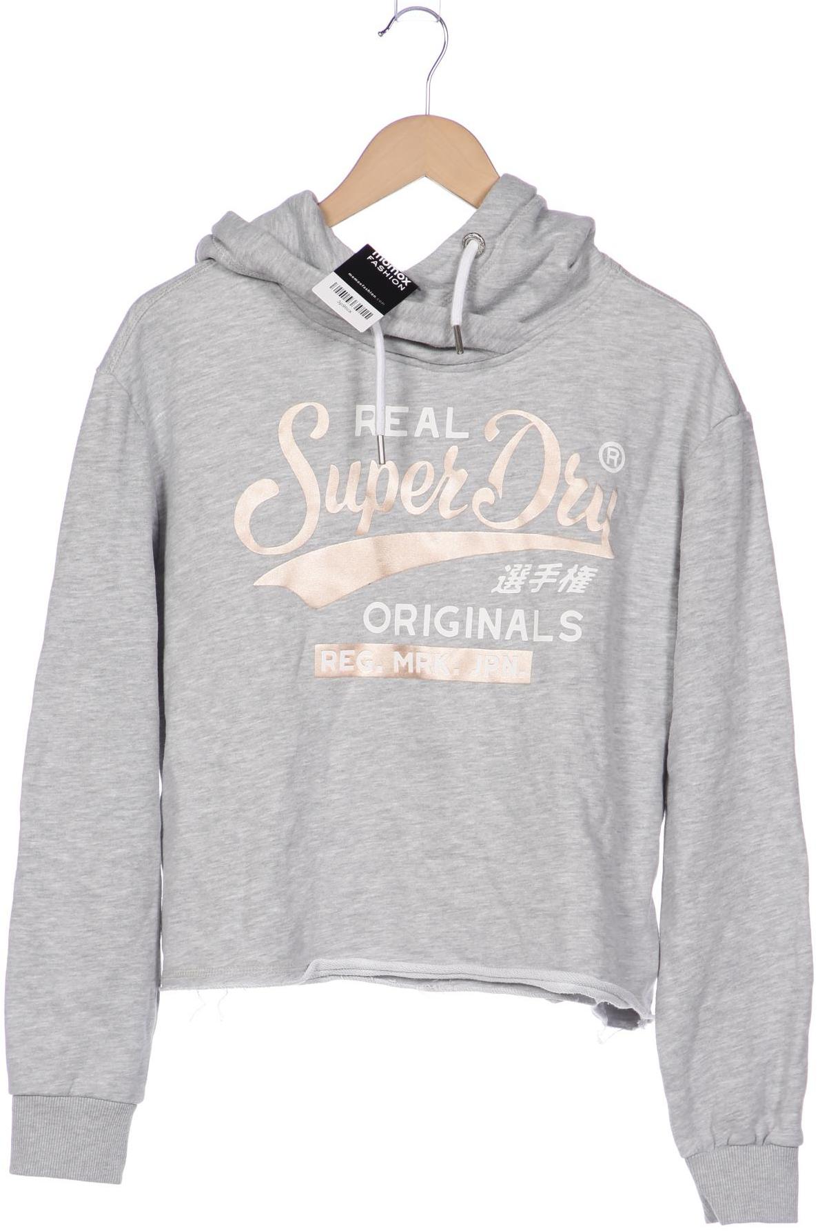 

Superdry Damen Kapuzenpullover, grau, Gr. 38