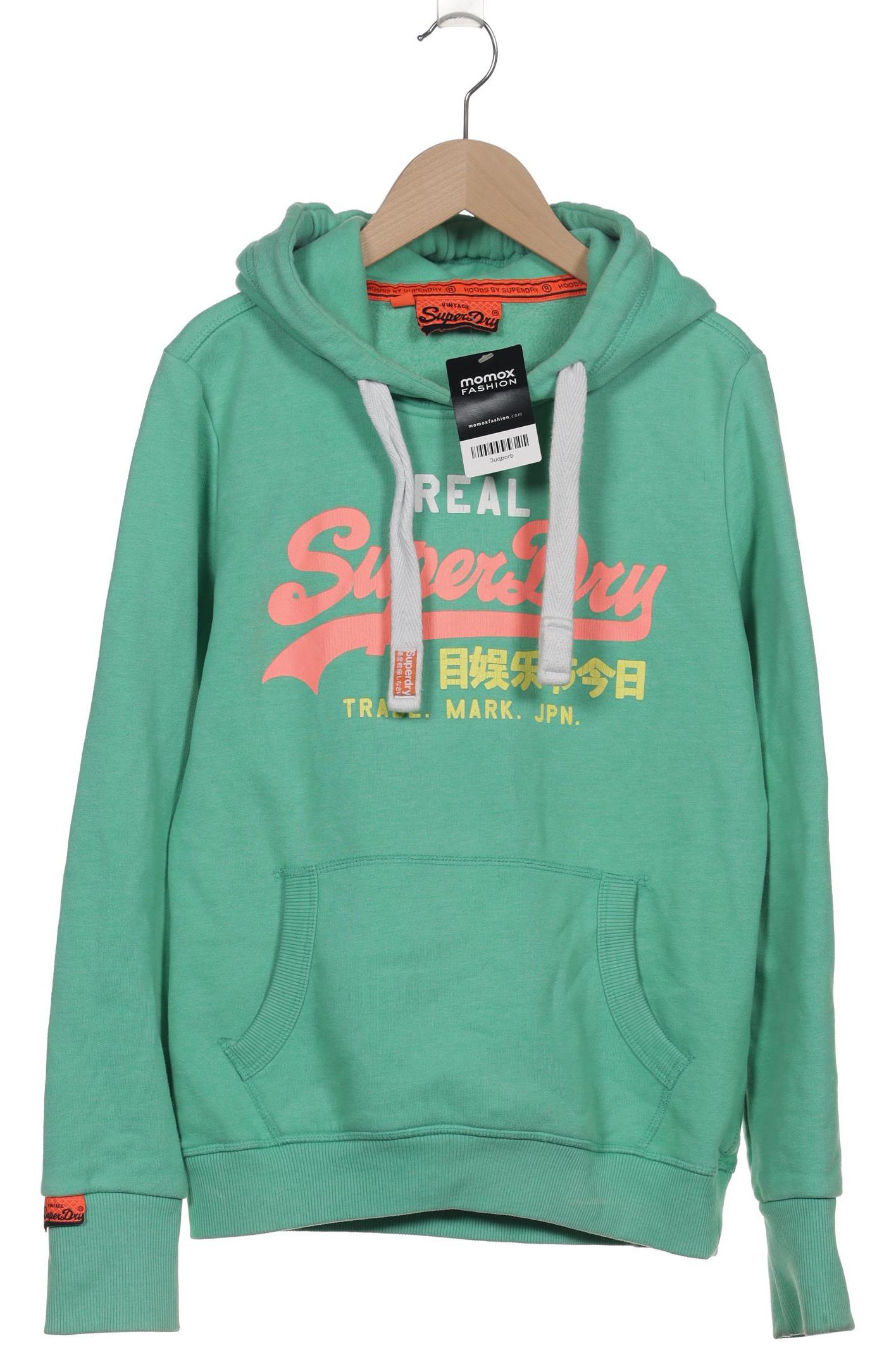 

Superdry Damen Kapuzenpullover, grün, Gr. 38