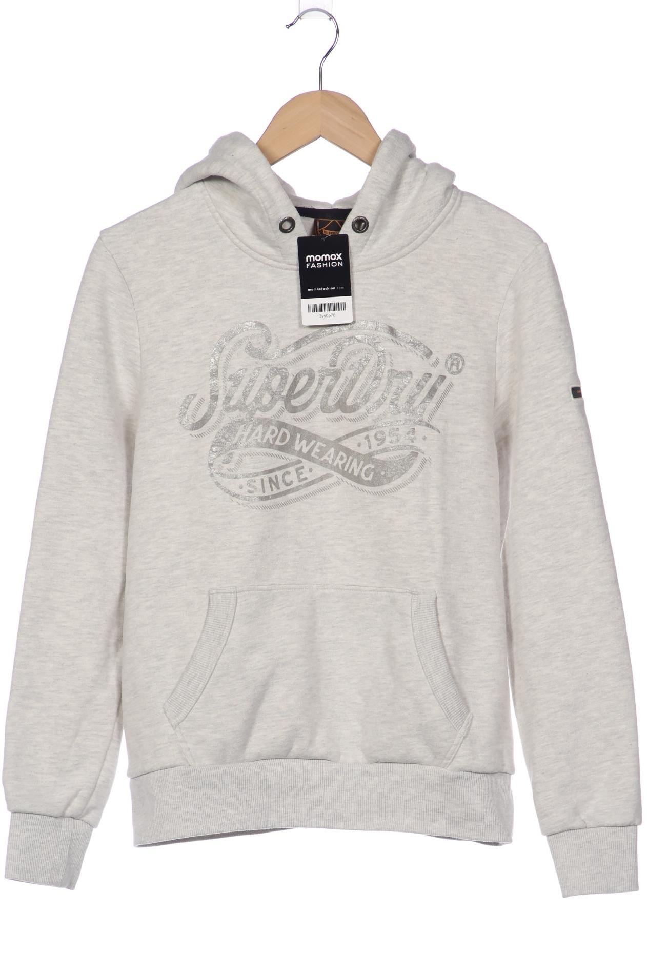 

Superdry Damen Kapuzenpullover, grau, Gr. 42