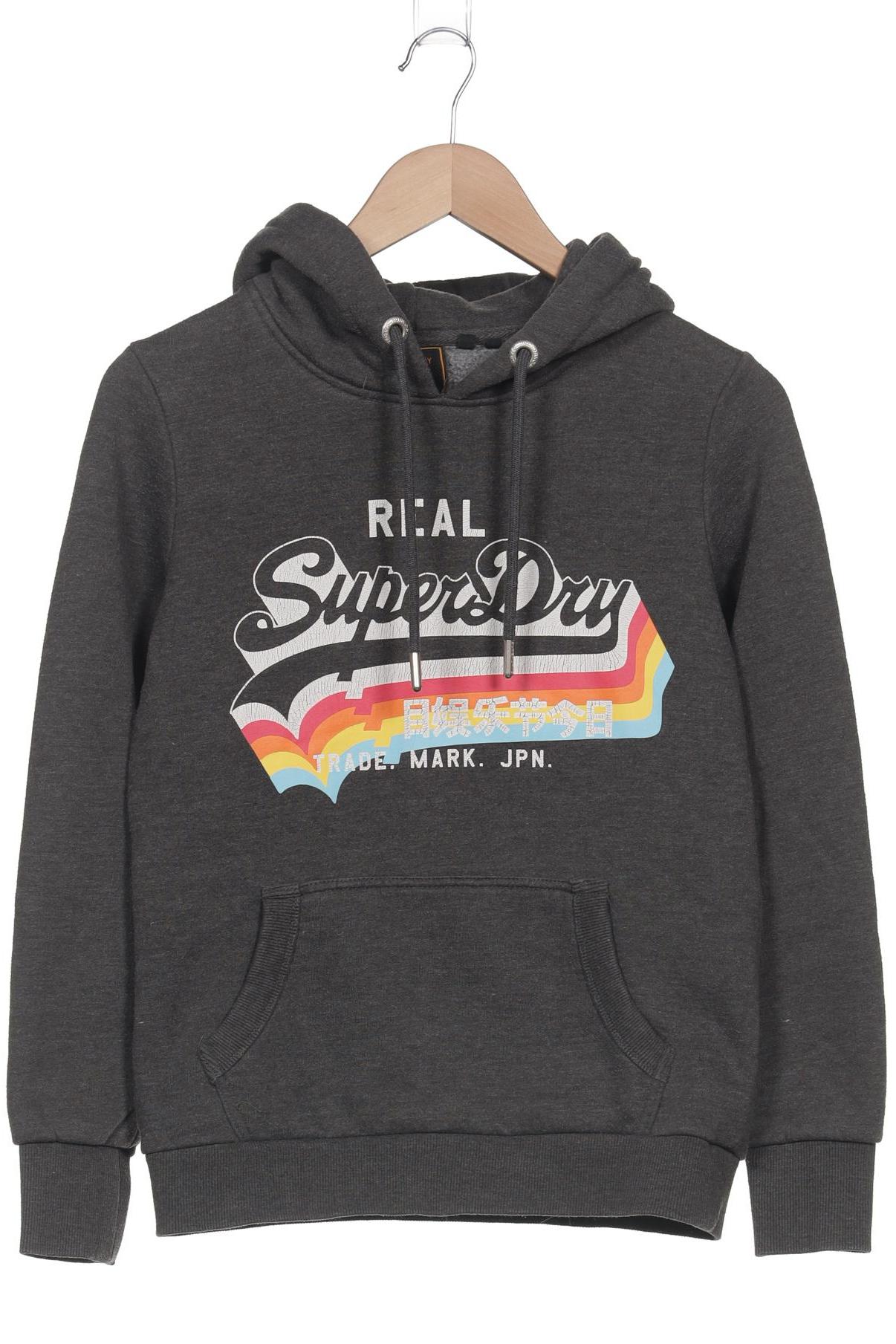 

Superdry Damen Kapuzenpullover, grau, Gr. 38