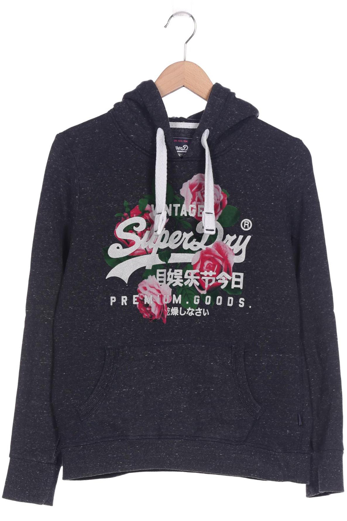 

Superdry Damen Kapuzenpullover, grau, Gr. 40