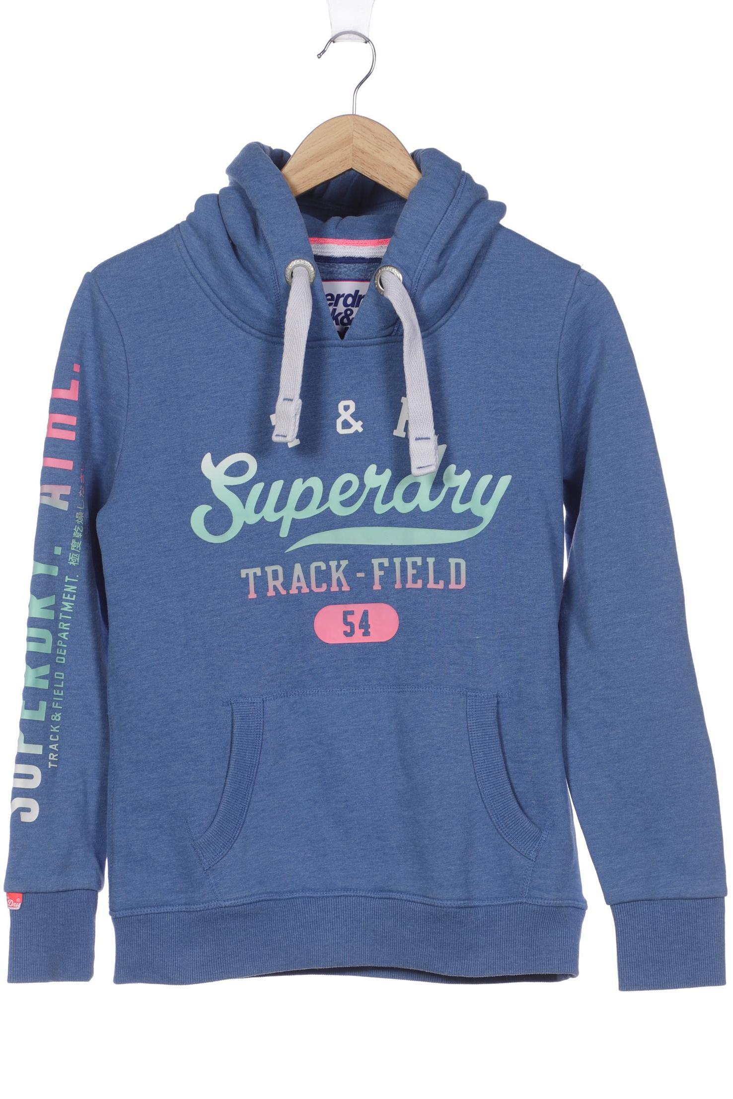 

Superdry Damen Kapuzenpullover, blau, Gr. 40