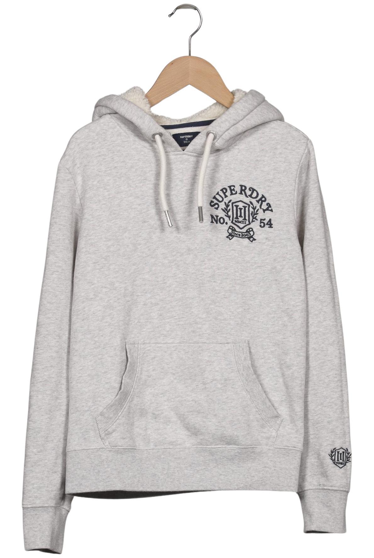 

Superdry Damen Kapuzenpullover, grau, Gr. 38