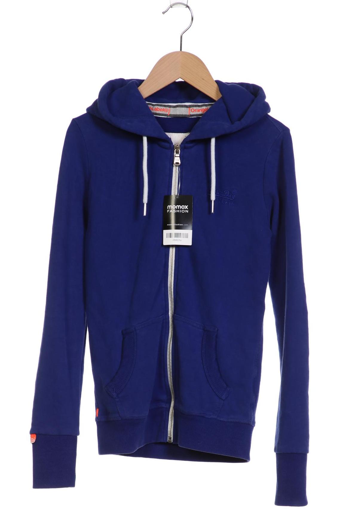 

Superdry Damen Kapuzenpullover, blau, Gr. 32