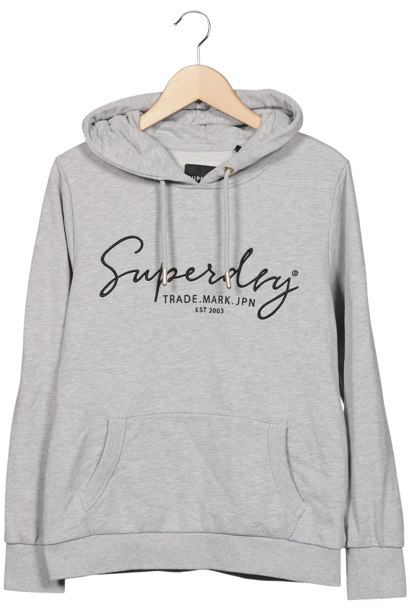 

Superdry Damen Kapuzenpullover, grau, Gr. 44