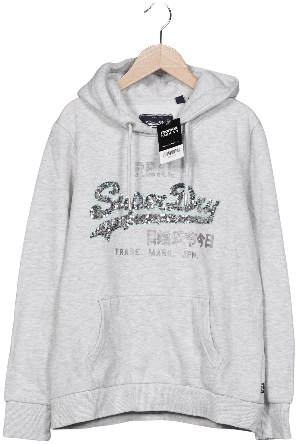 

Superdry Damen Kapuzenpullover, grau, Gr. 44