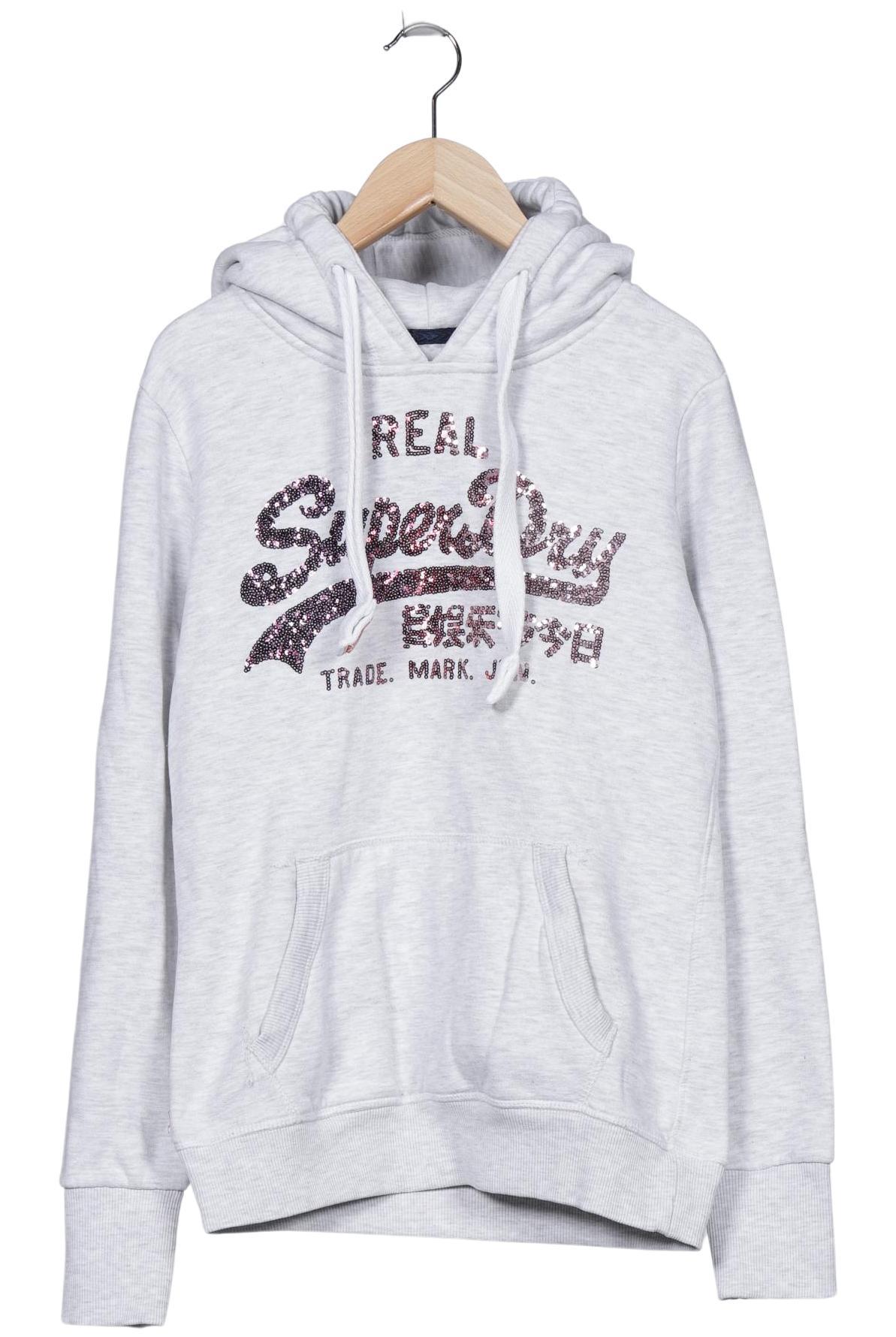 

Superdry Damen Kapuzenpullover, grau, Gr. 36