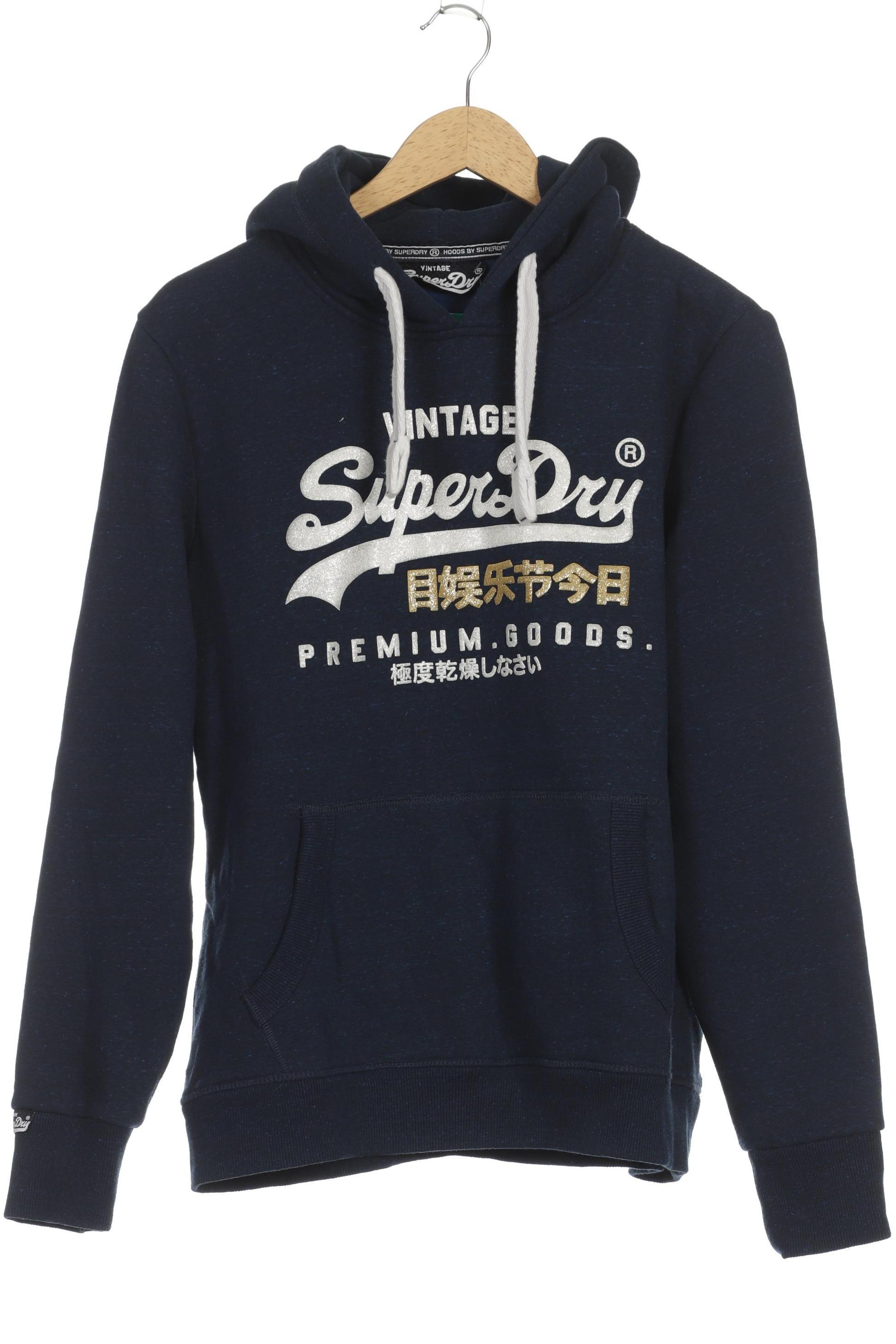 

Superdry Damen Kapuzenpullover, blau, Gr. 46