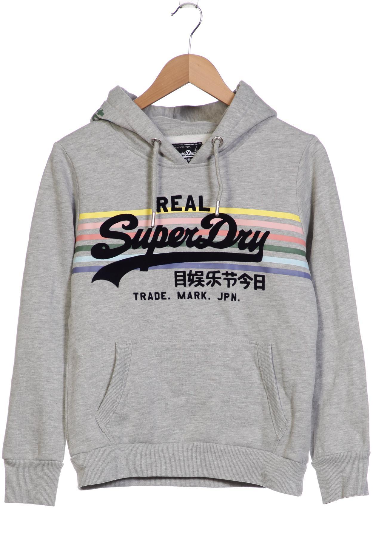 

Superdry Damen Kapuzenpullover, grau, Gr. 40