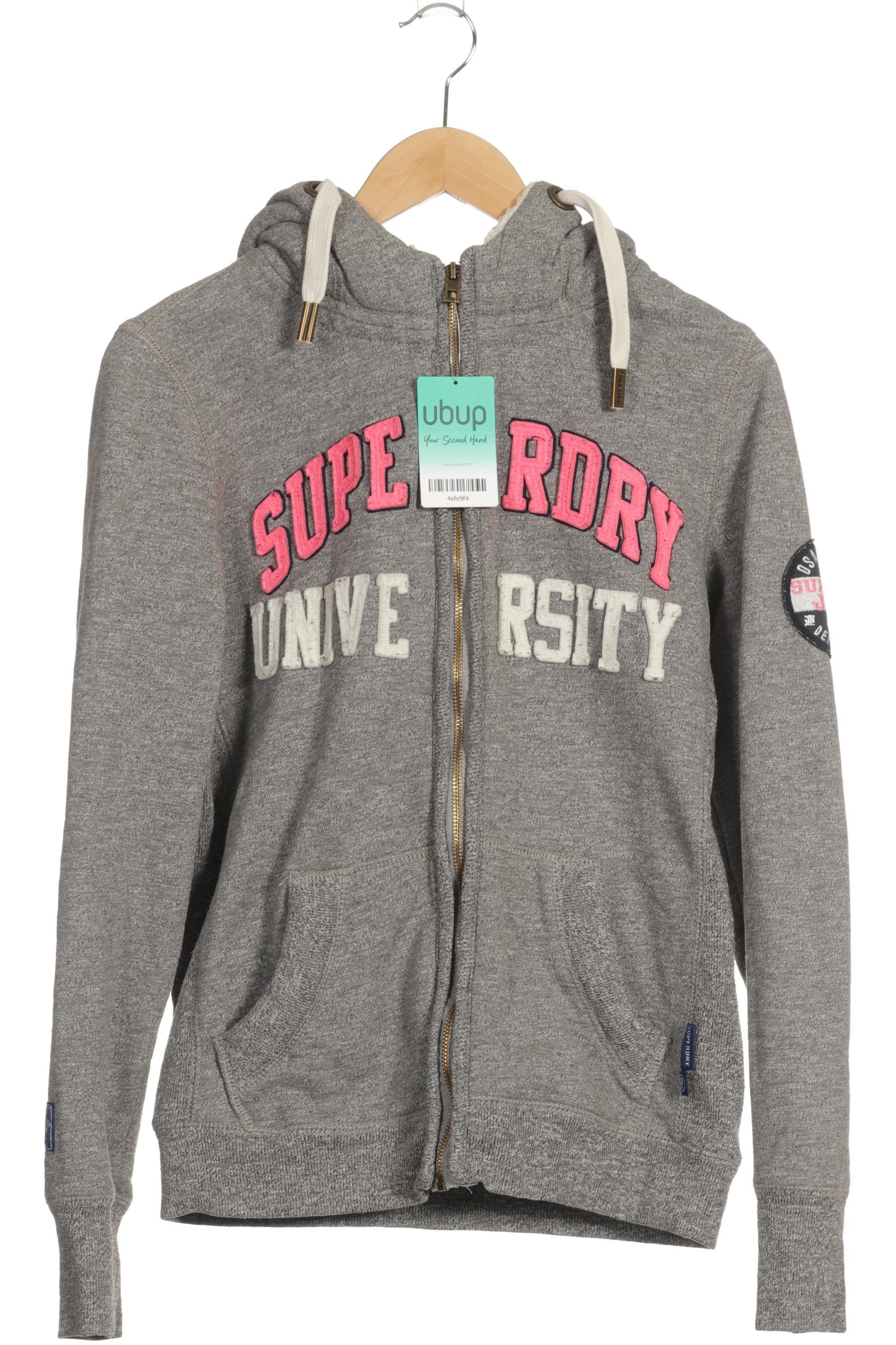 

Superdry Damen Kapuzenpullover, grau, Gr.