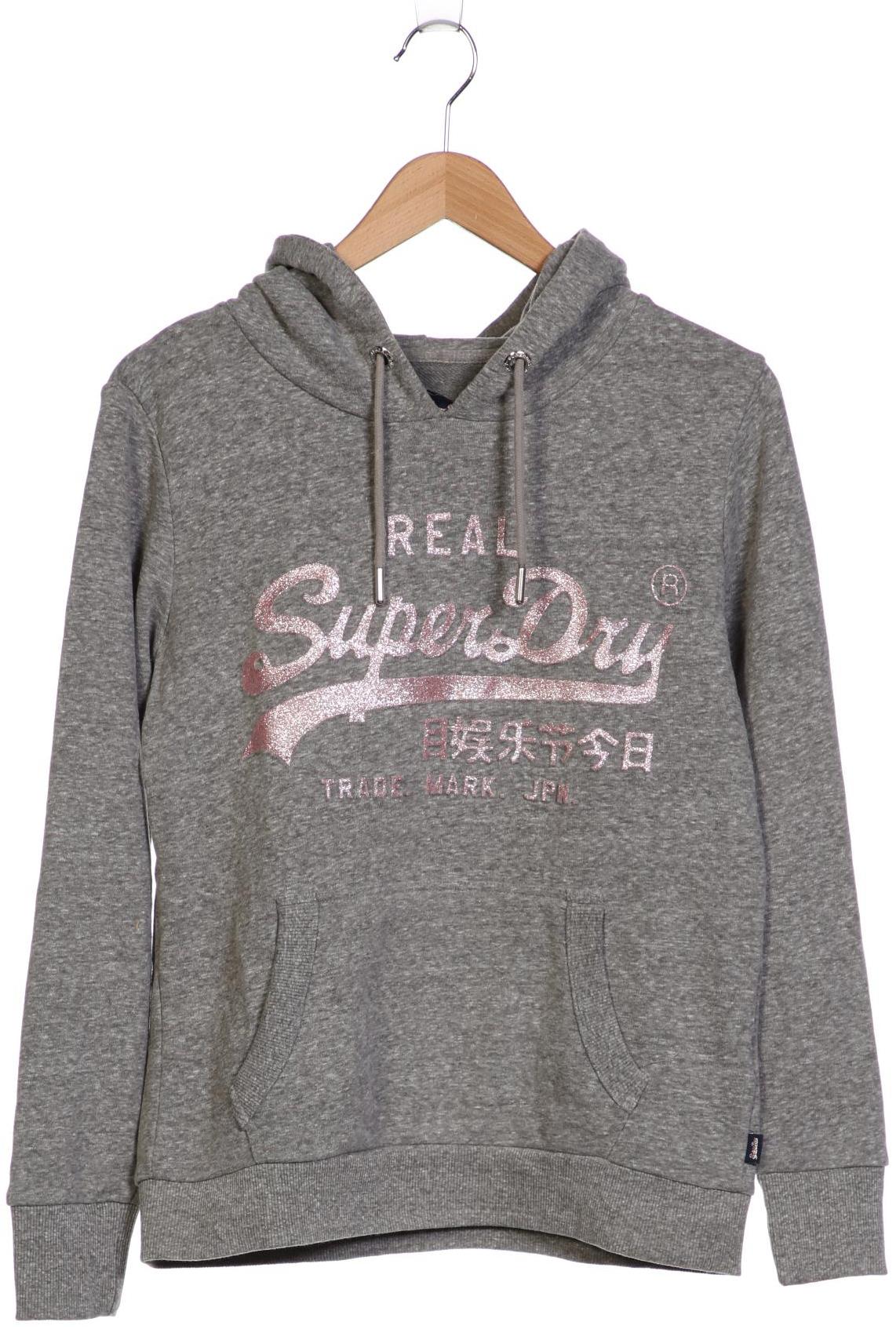 

Superdry Damen Kapuzenpullover, grau, Gr. 40