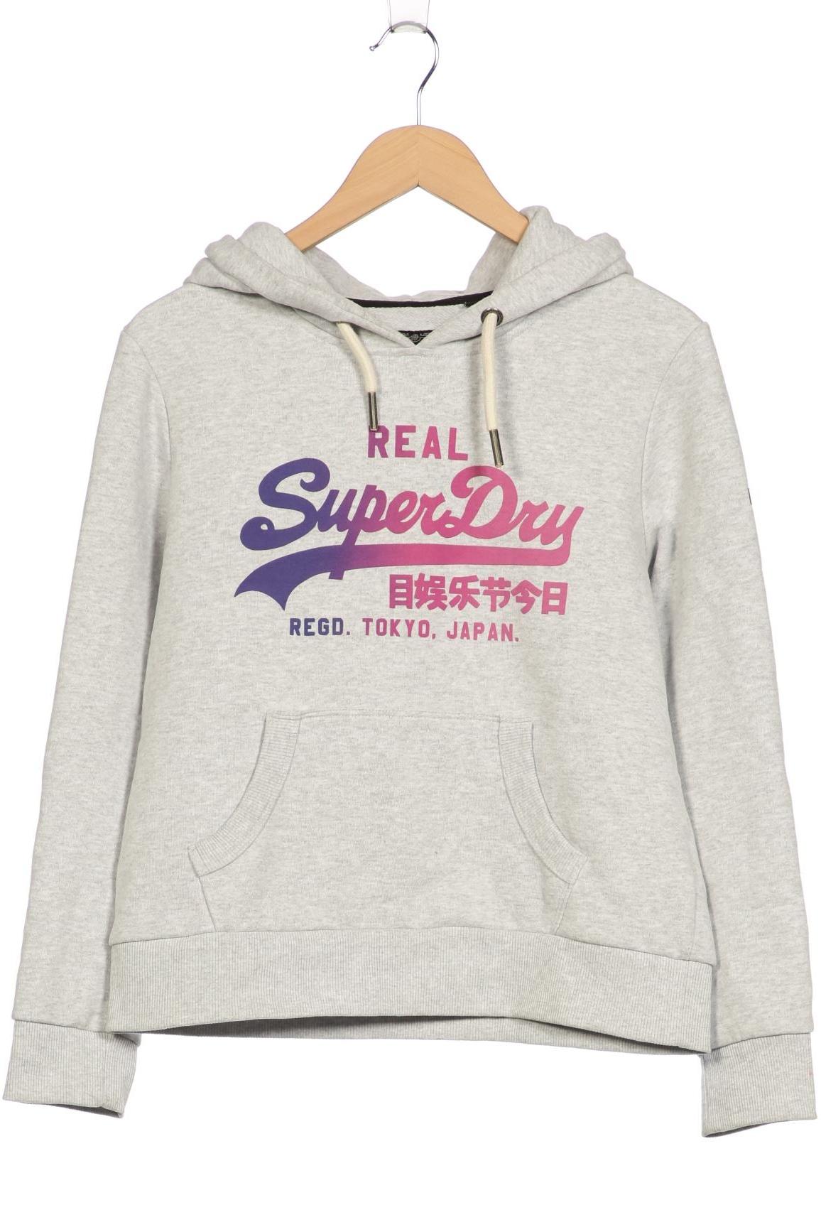

Superdry Damen Kapuzenpullover, grau, Gr. 40