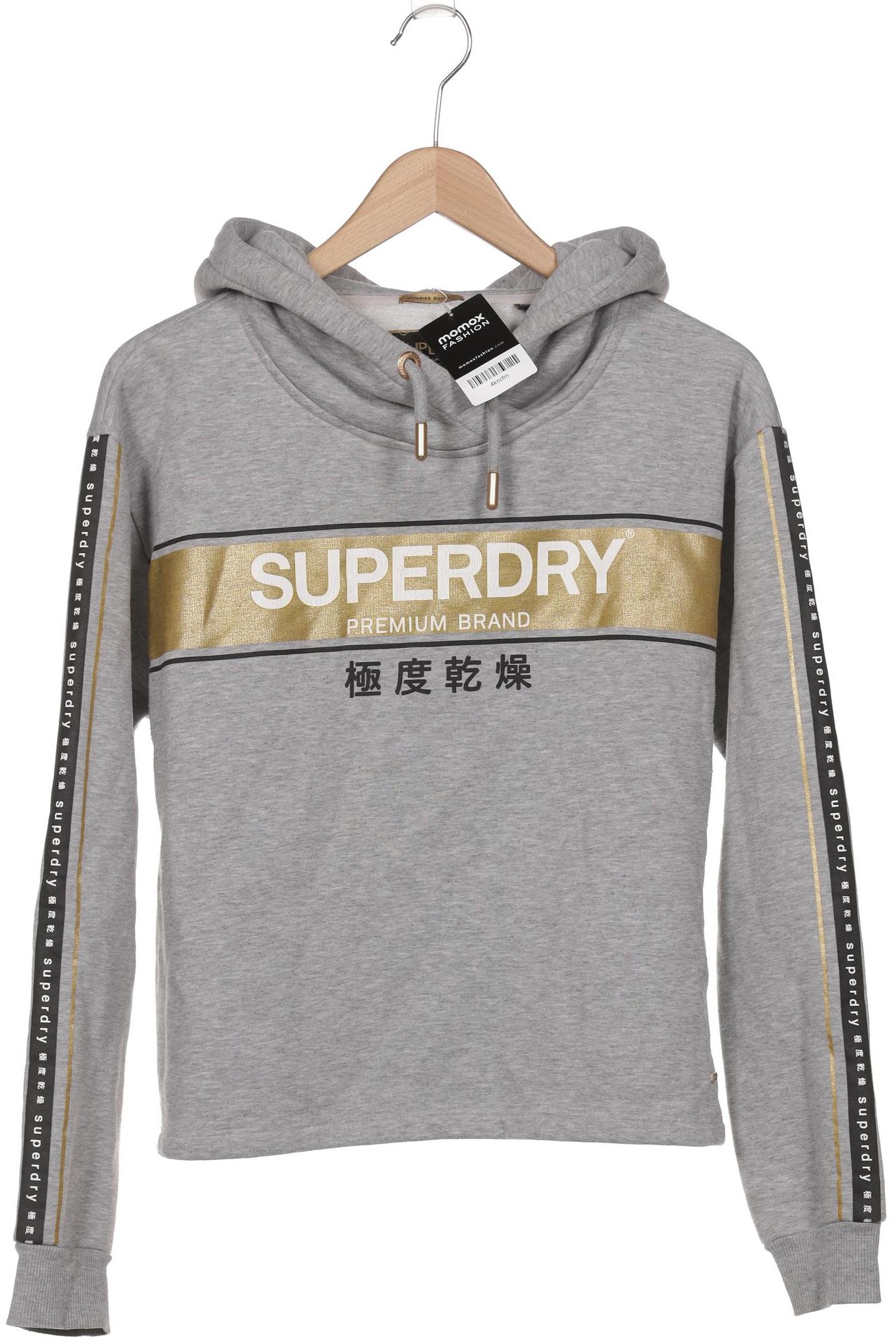 

Superdry Damen Kapuzenpullover, grau, Gr. 44