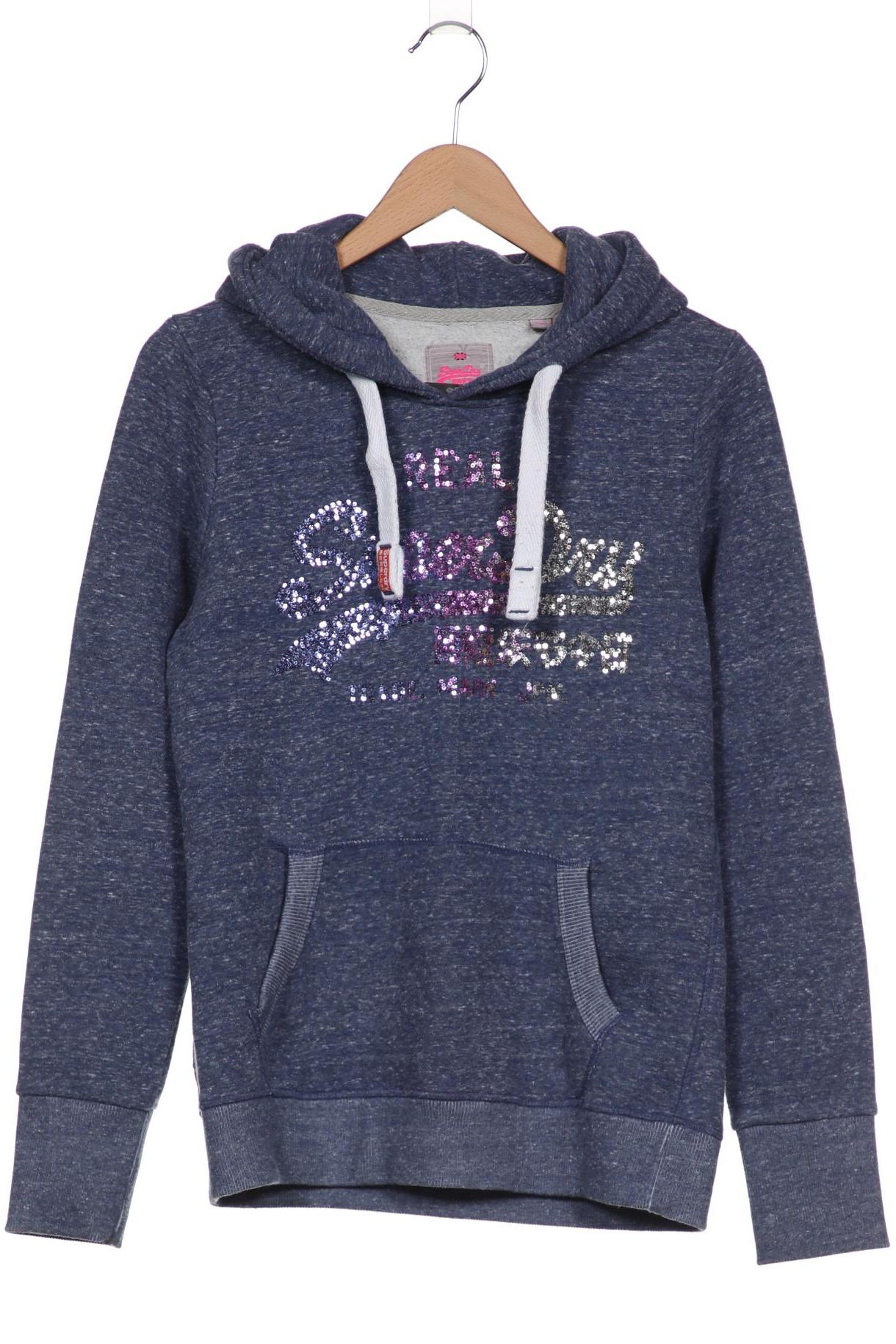 

Superdry Damen Kapuzenpullover, blau
