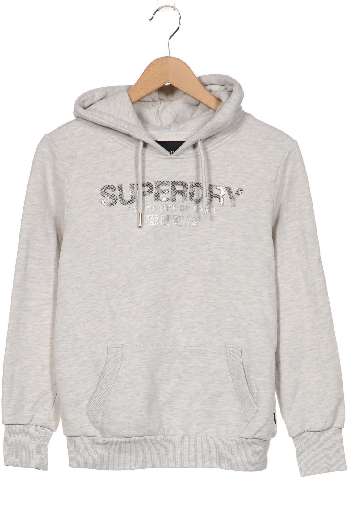 

Superdry Damen Kapuzenpullover, grau