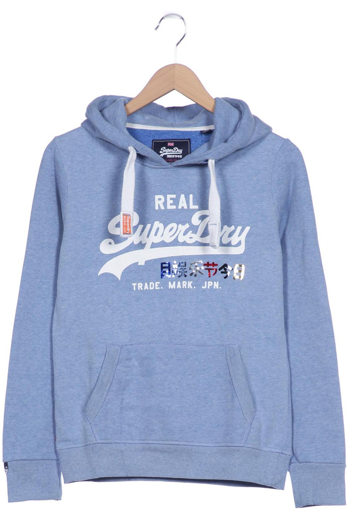 

Superdry Damen Kapuzenpullover, blau, Gr. 38