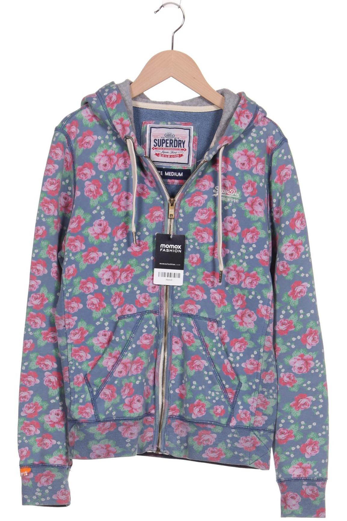 

Superdry Damen Kapuzenpullover, blau, Gr. 38