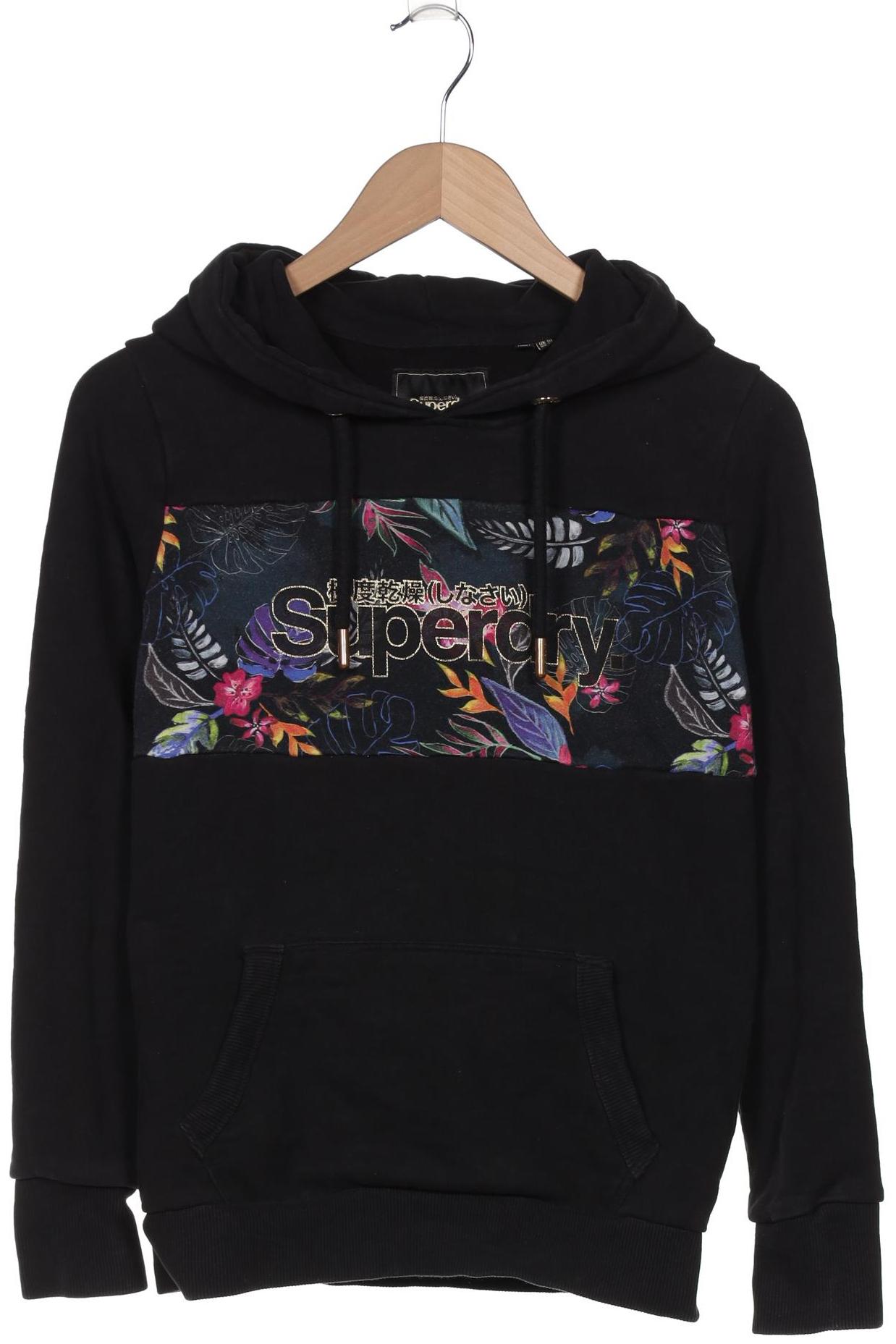 

Superdry Damen Kapuzenpullover, schwarz, Gr. 38