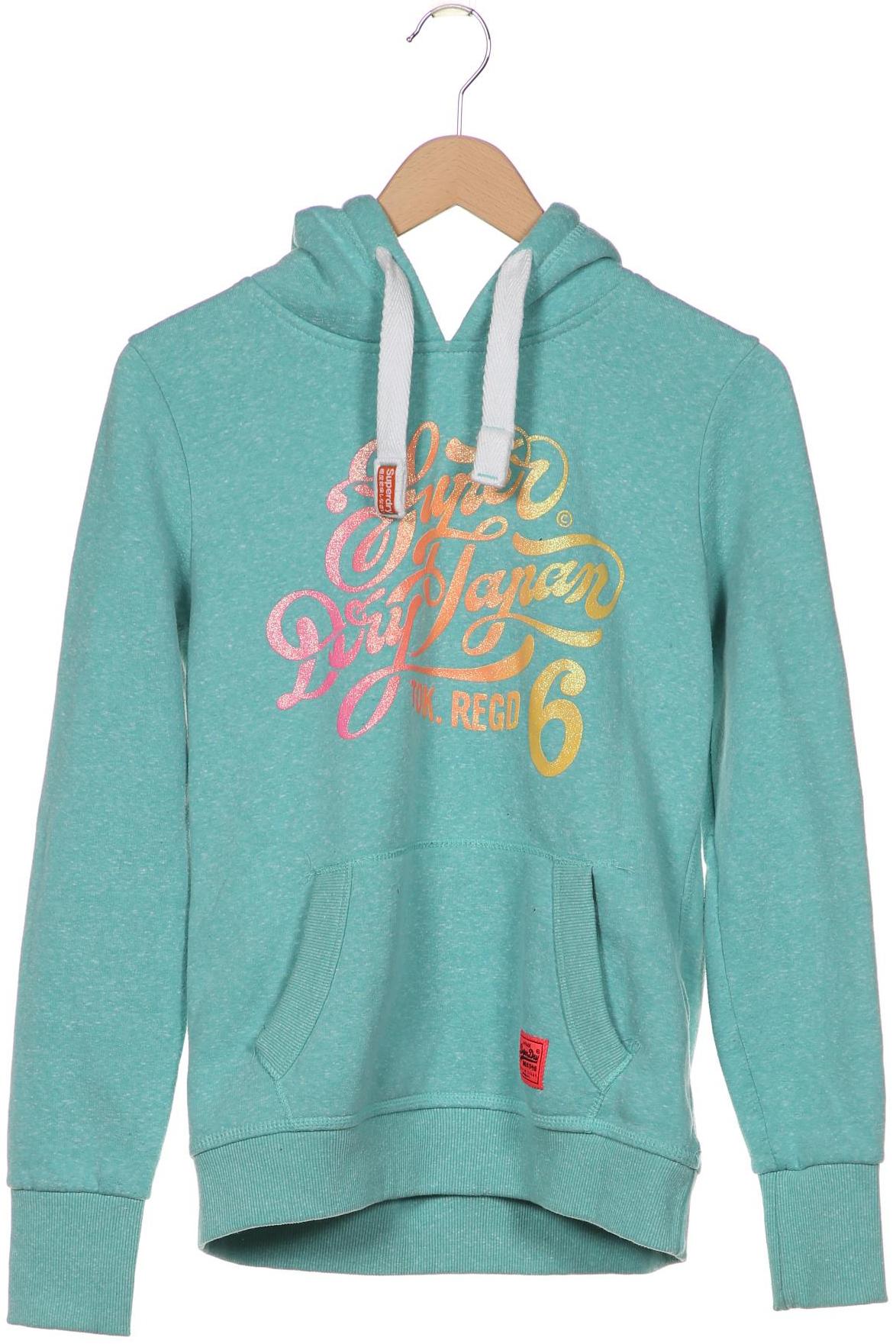 

Superdry Damen Kapuzenpullover, türkis, Gr. 38