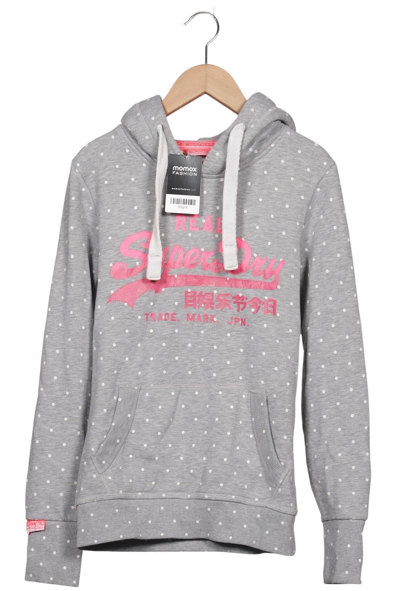 

Superdry Damen Kapuzenpullover, grau, Gr. 36