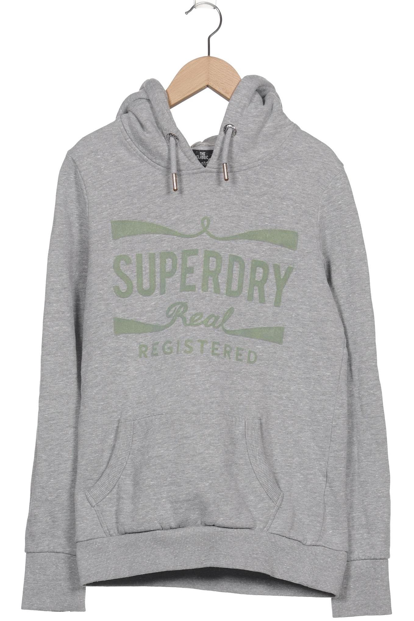

Superdry Damen Kapuzenpullover, grau, Gr. 38