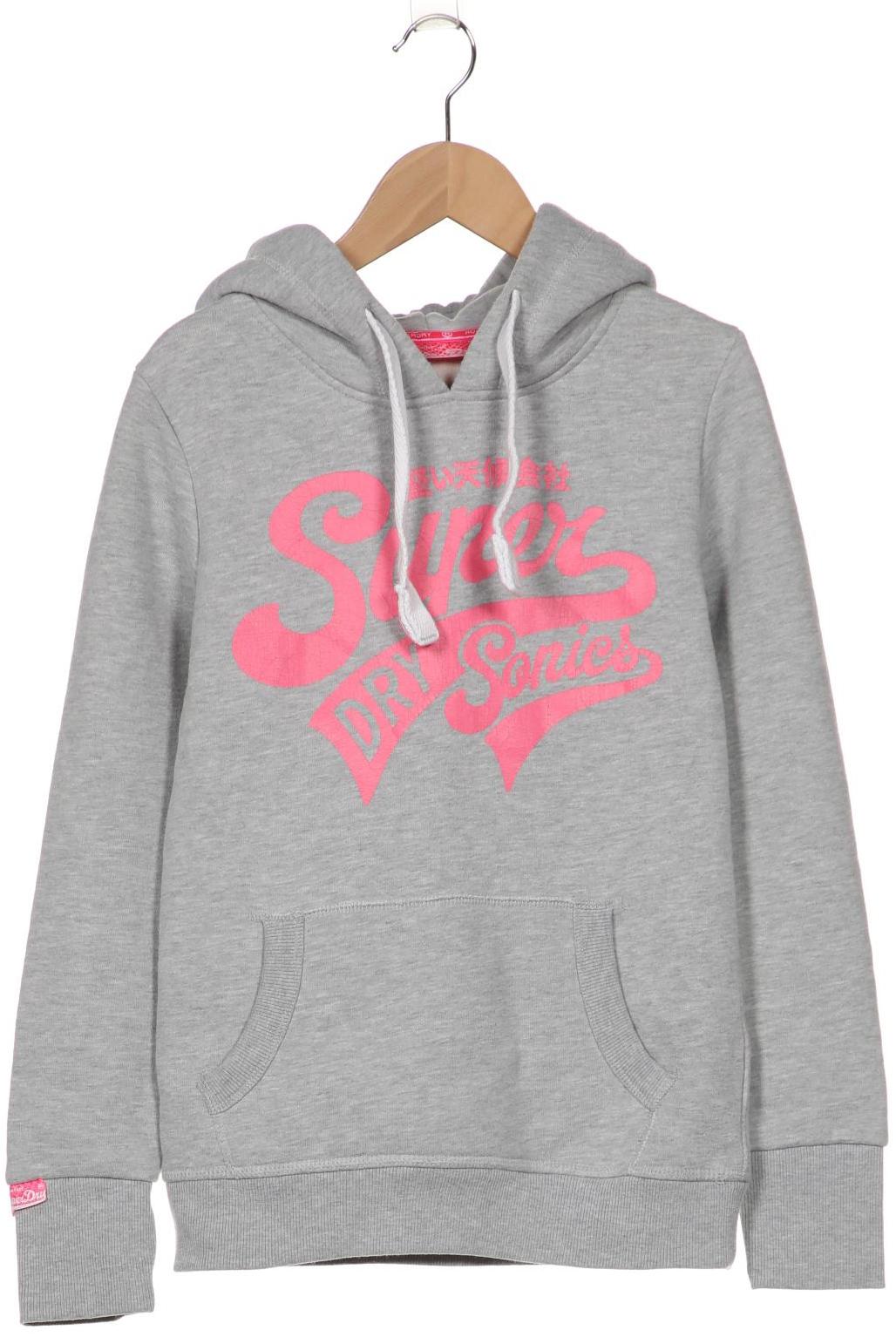 

Superdry Damen Kapuzenpullover, grau, Gr. 36